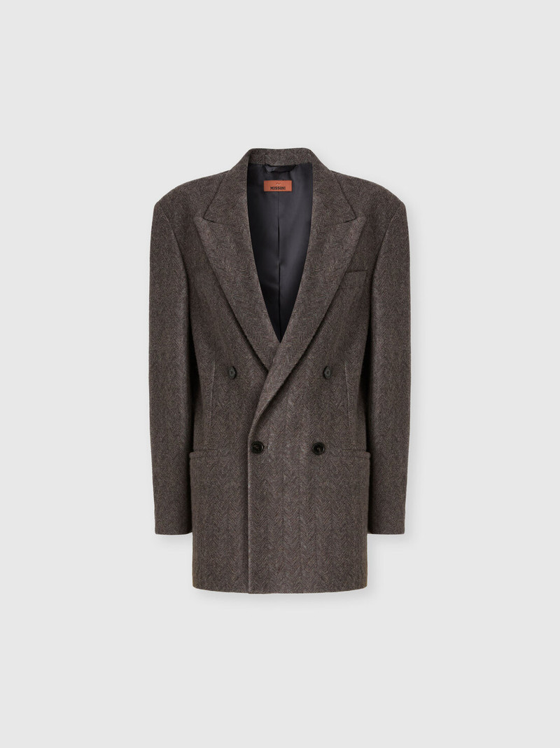 Peak-lapel blazer 1