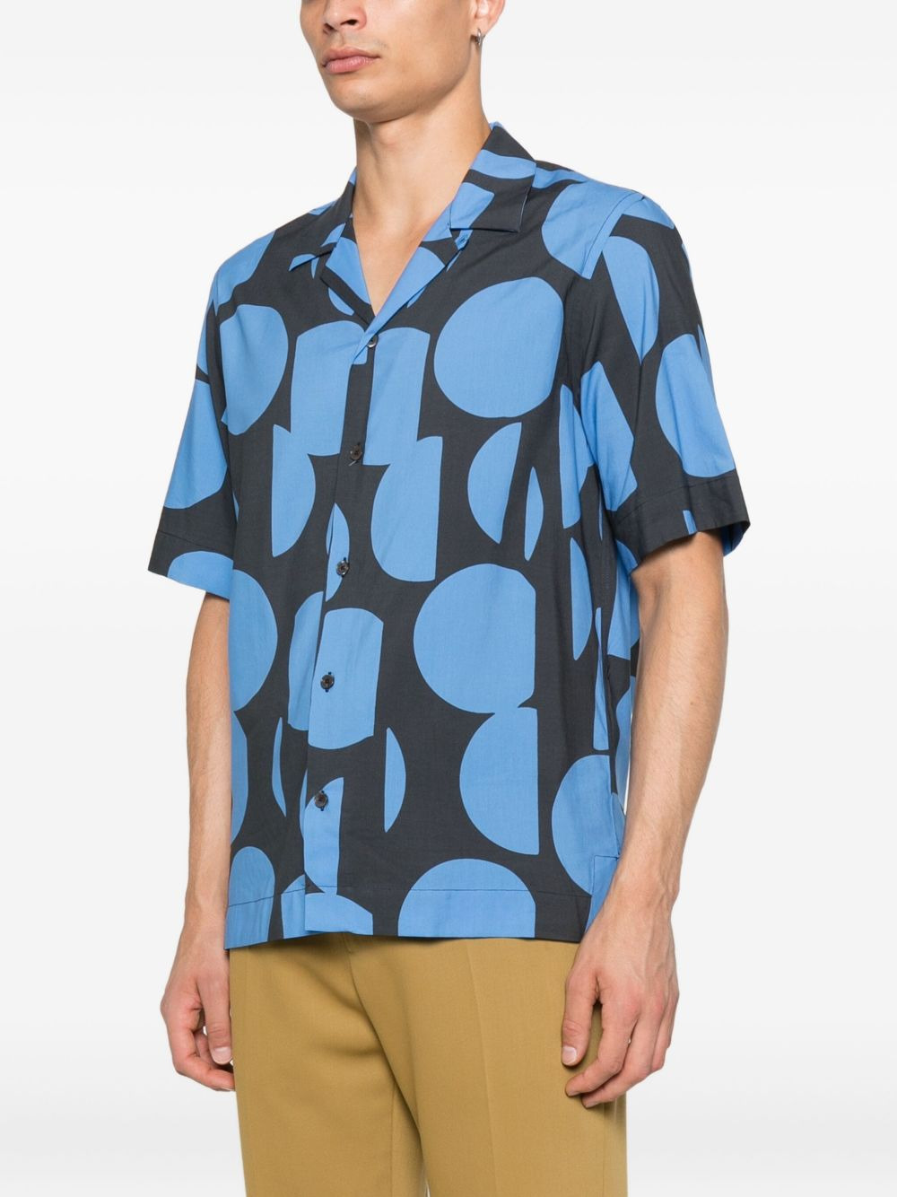 geometric-pattern shirt - 3