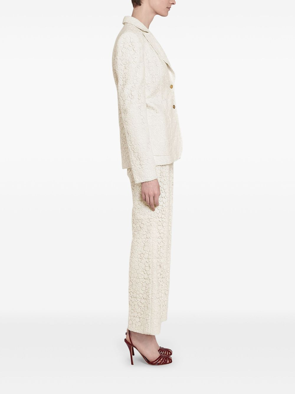 Daisy macramé trousers - 3