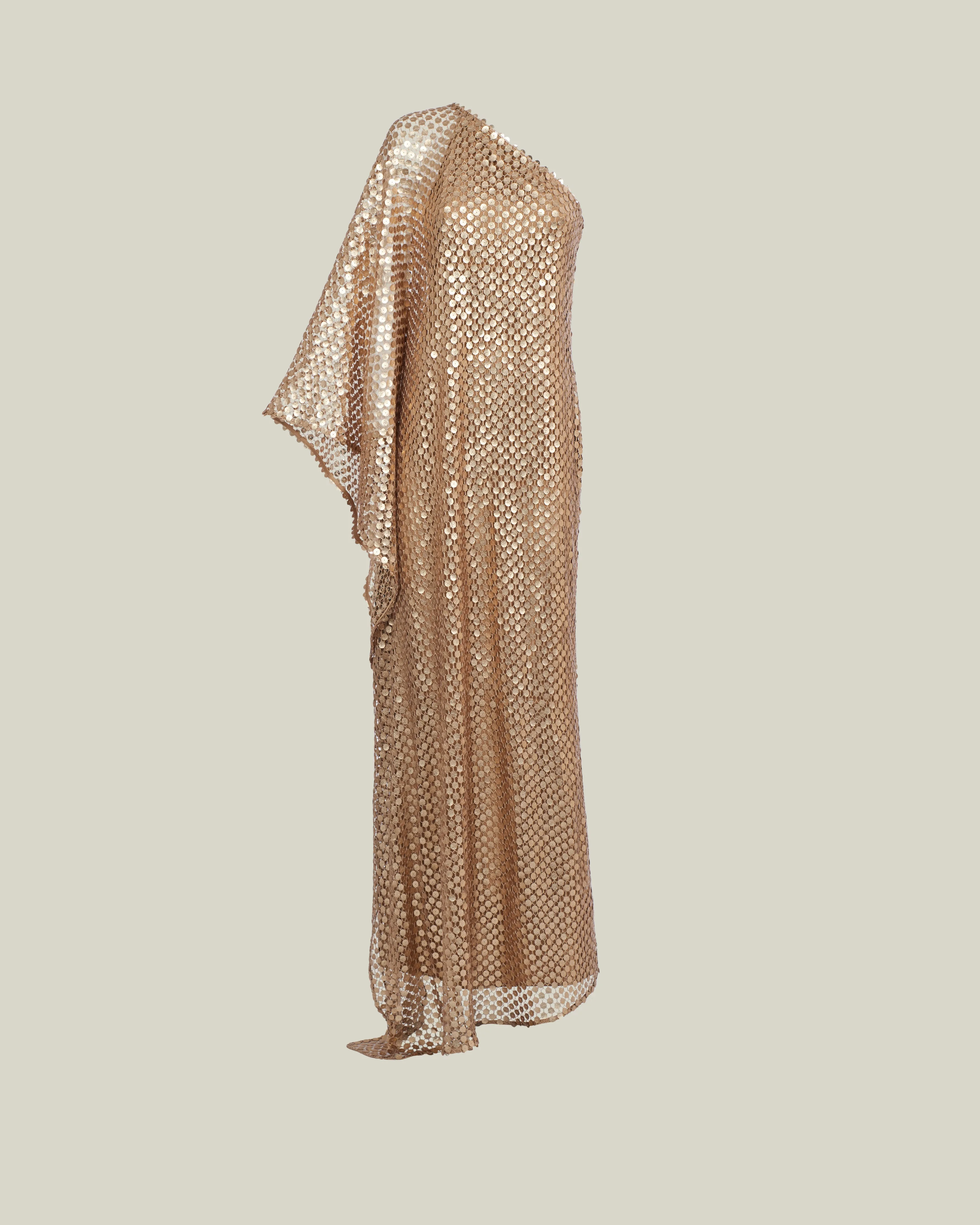 Le Dune Dress in Brass - 1