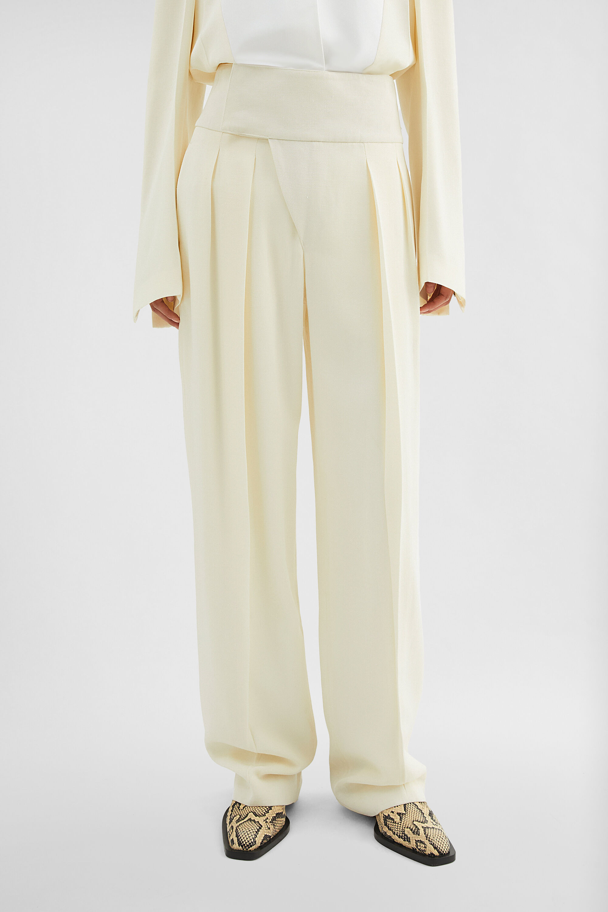 Silk Blend Trousers - 5