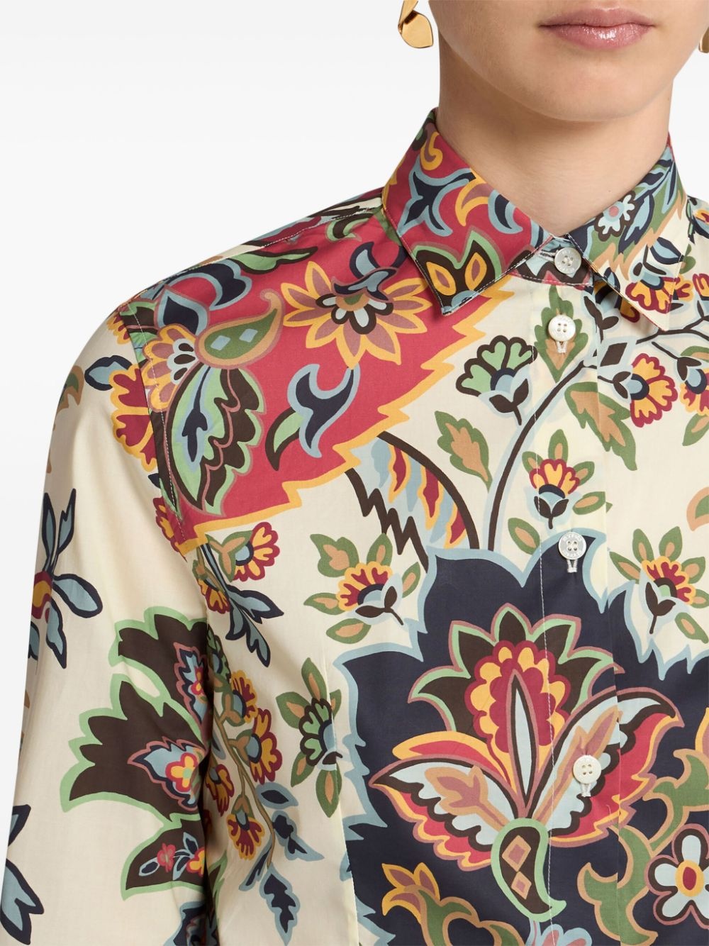 paisley-print shirt - 4