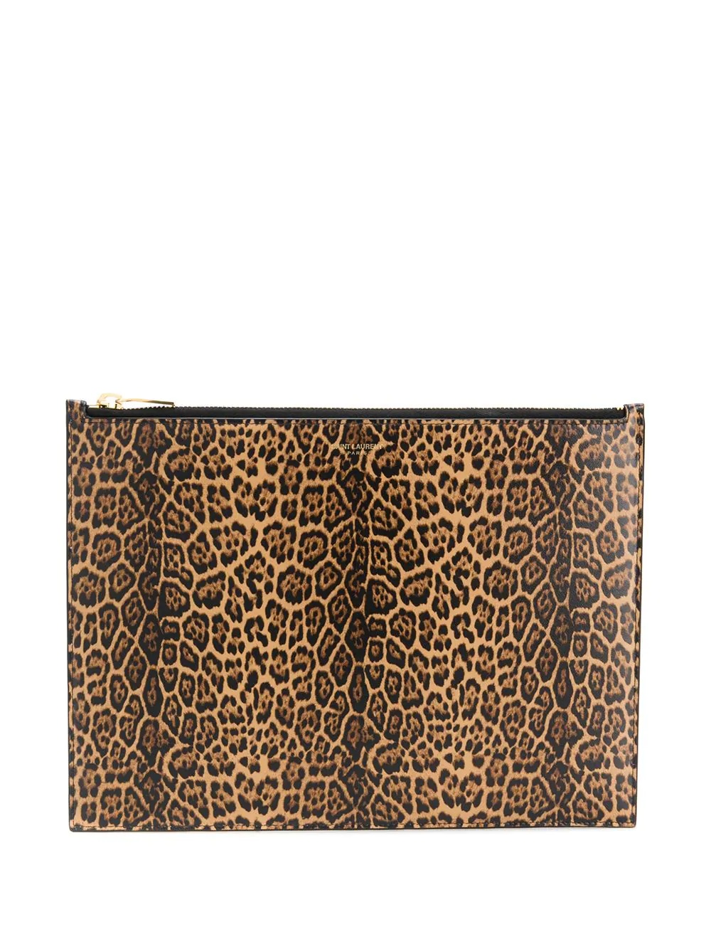 leopard print clutch - 1