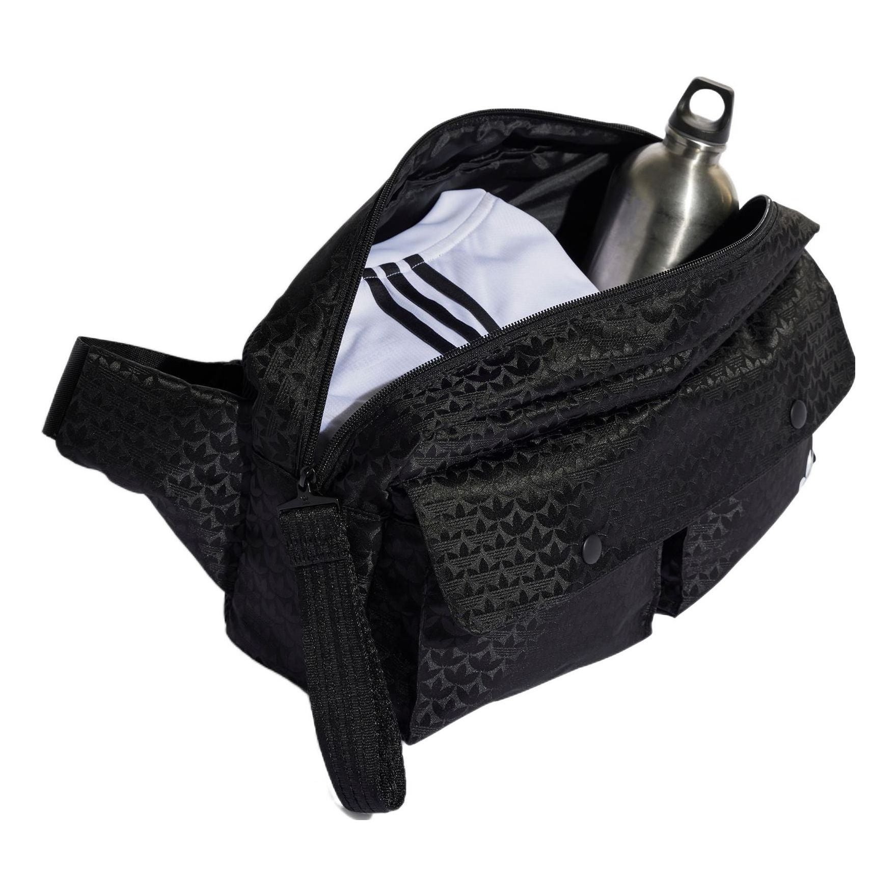 (WMNS) adidas Originals Waist Bag 'Black' HK0129 - 4