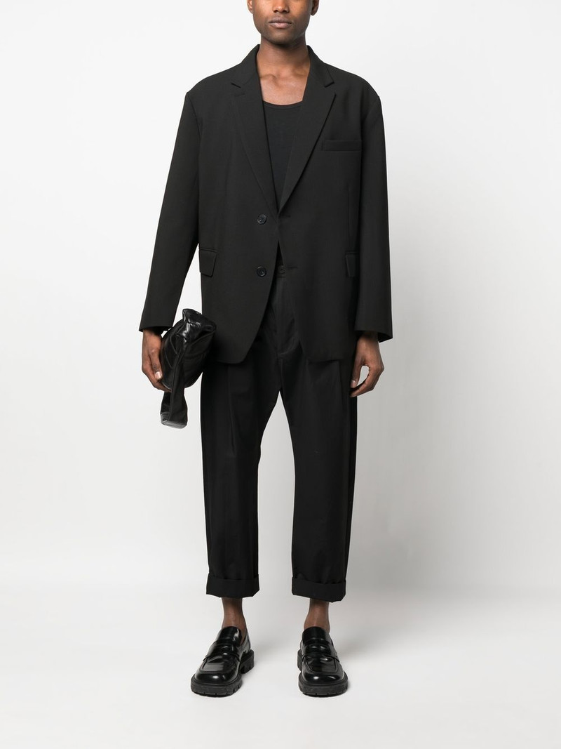 The Frankie Shop Beo single-breasted blazer outlook