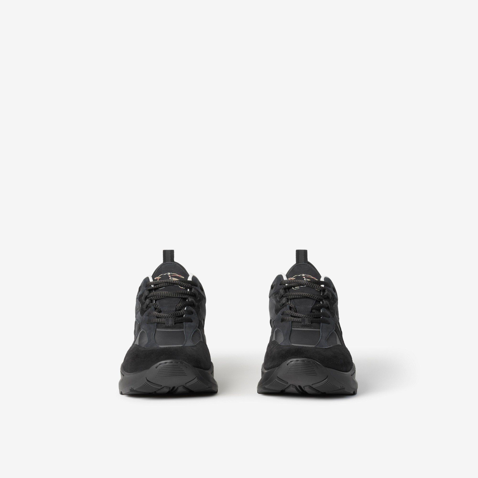 Nylon, Suede and Leather Sneakers - 2