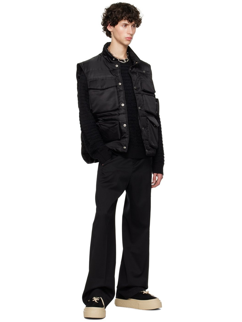 MM6 Maison Margiela Black Pocket Vest outlook