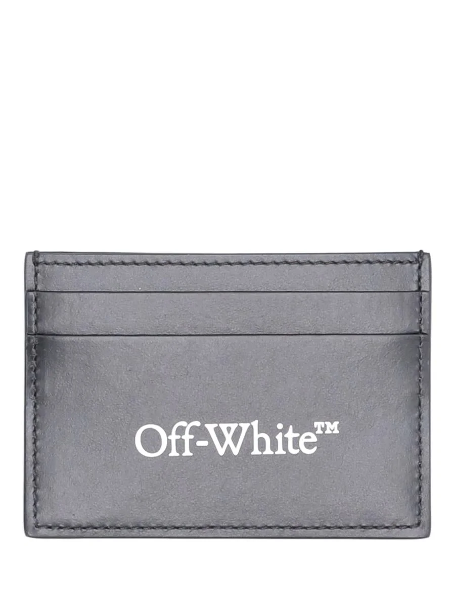 Off-White Bookish Card Case Black - White - 1