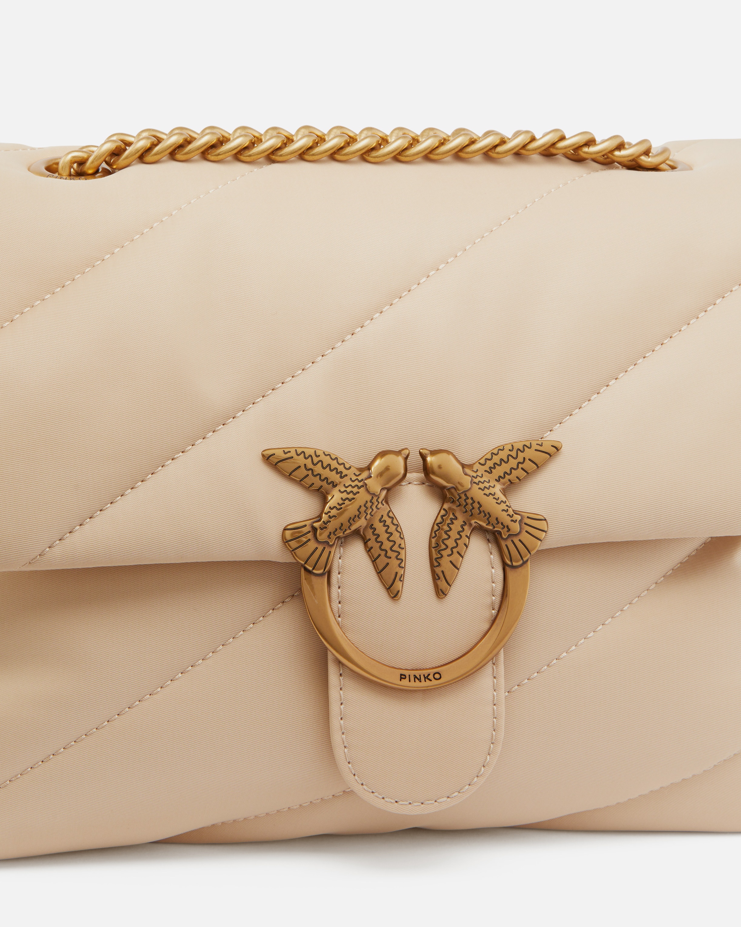 LOVE BAG CROSSBODY BAG IN QUILTED RECYCLED FABRIC - 3