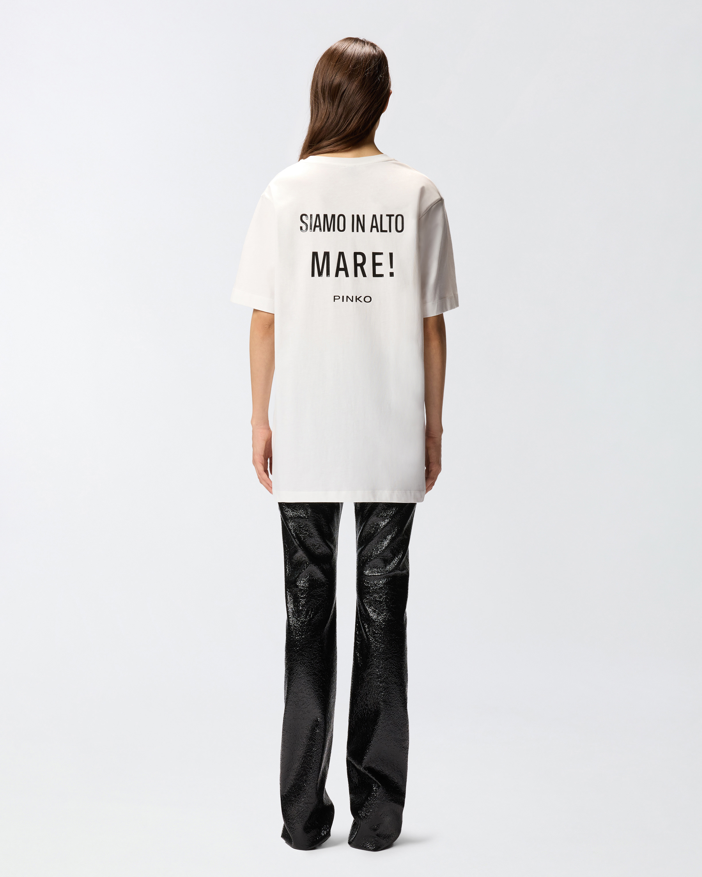 OVERSIZED LONG T-SHIRT WITH PRINT AND EMBROIDERY - 4