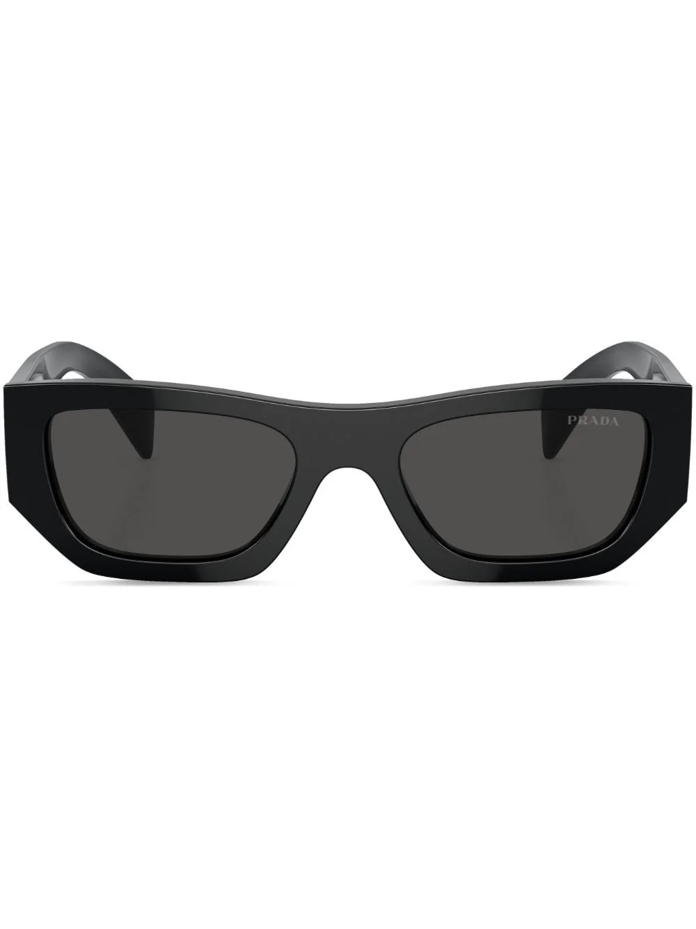 logo-lettering geometric sunglasses - 1