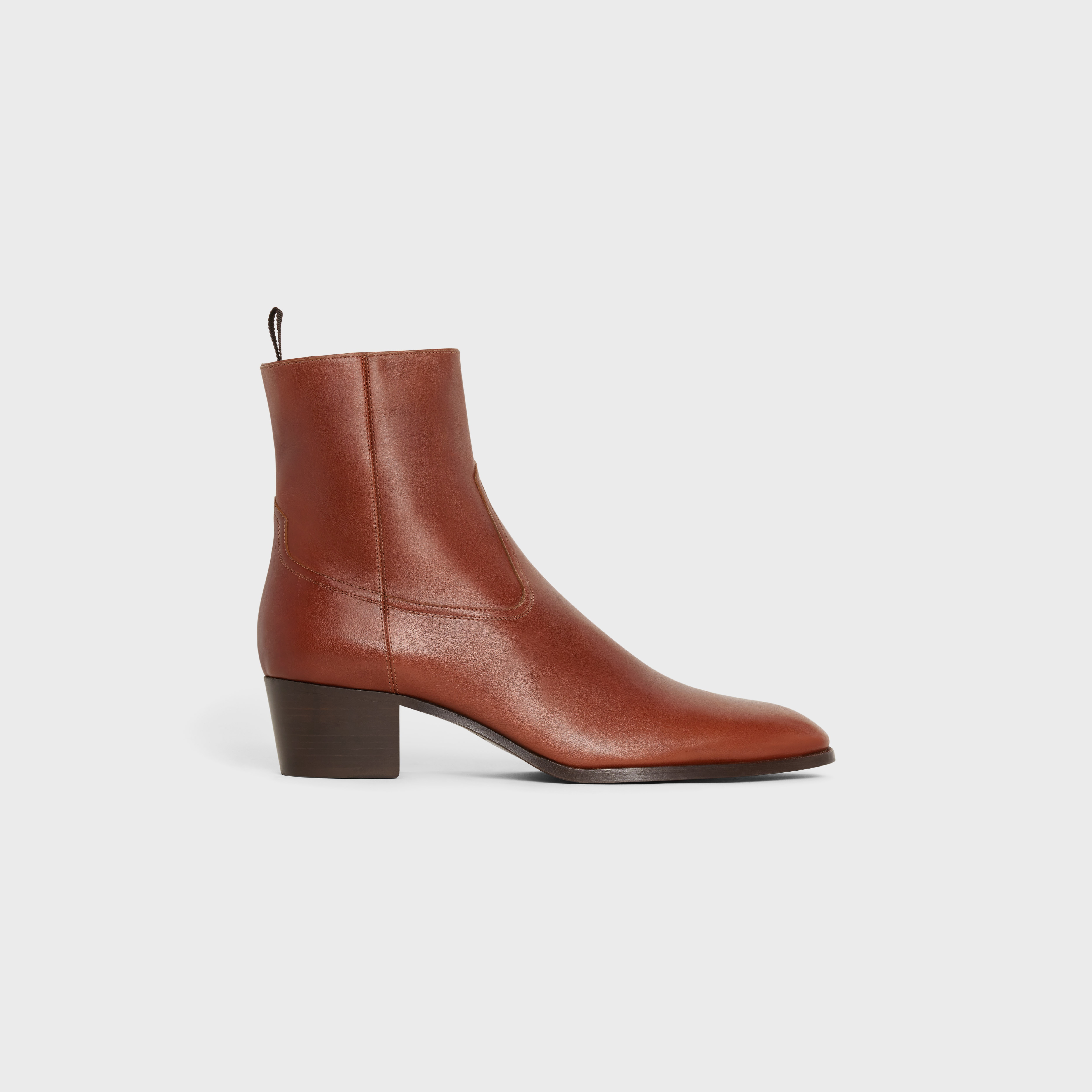 WESTERN ZIPPED ISAAC BOOT in Calfskin - 1