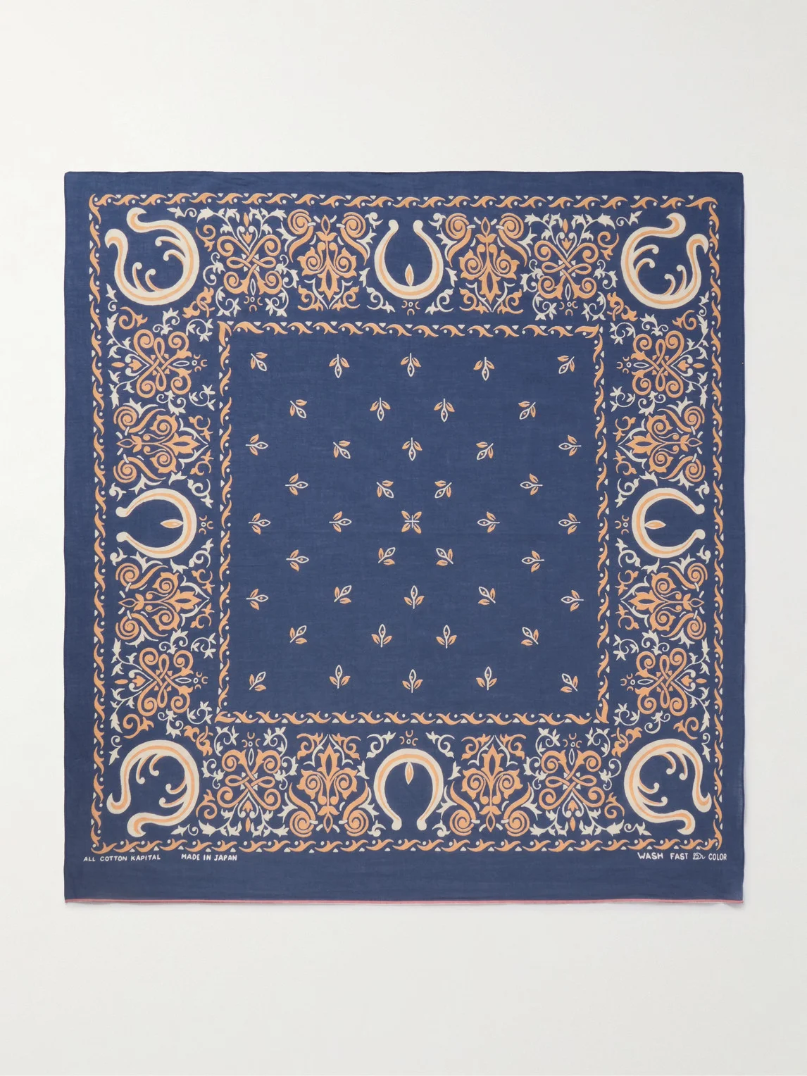 Antler Naja Printed Cotton-Voile Bandana - 1