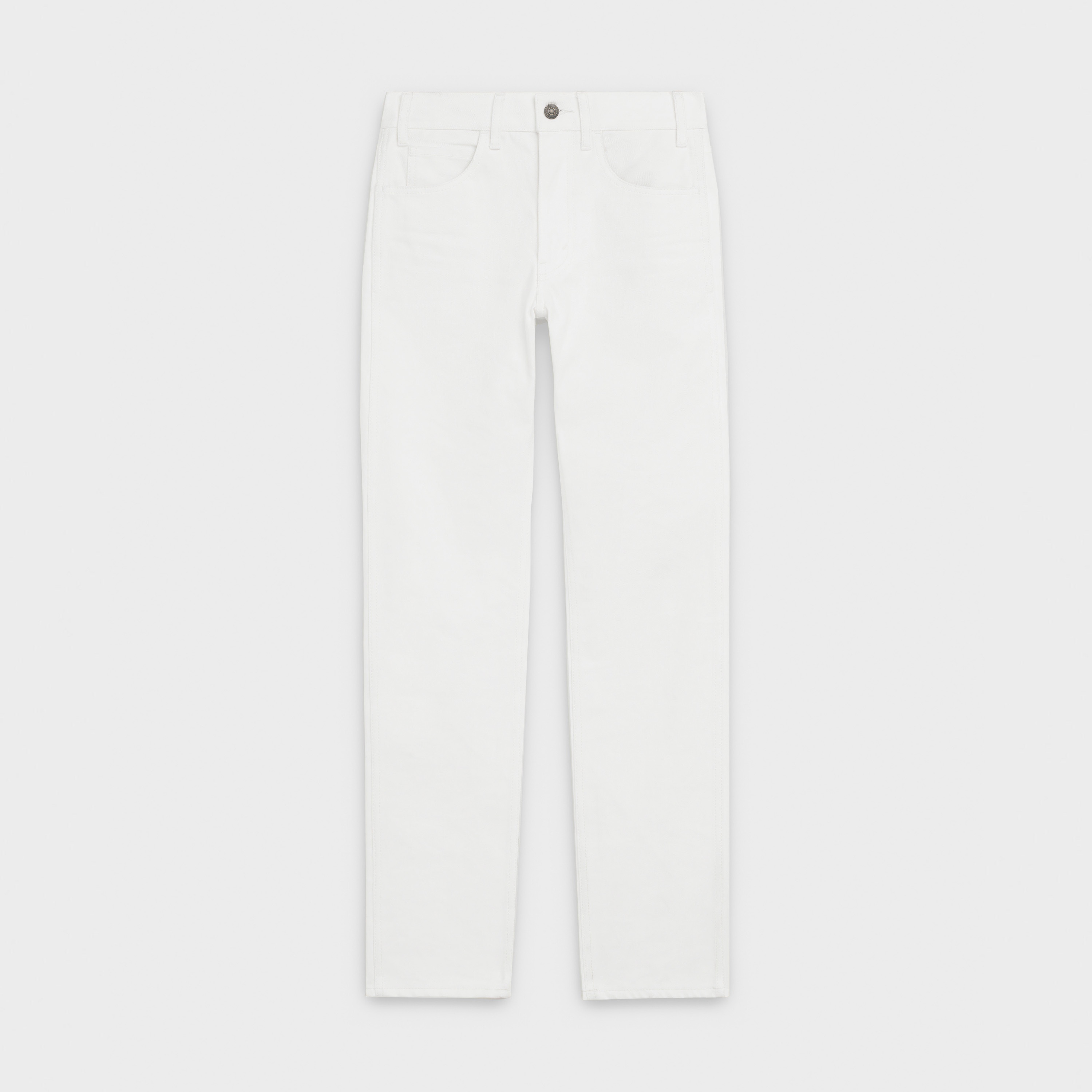 SLIM JEANS IN WHITE DENIM - 1