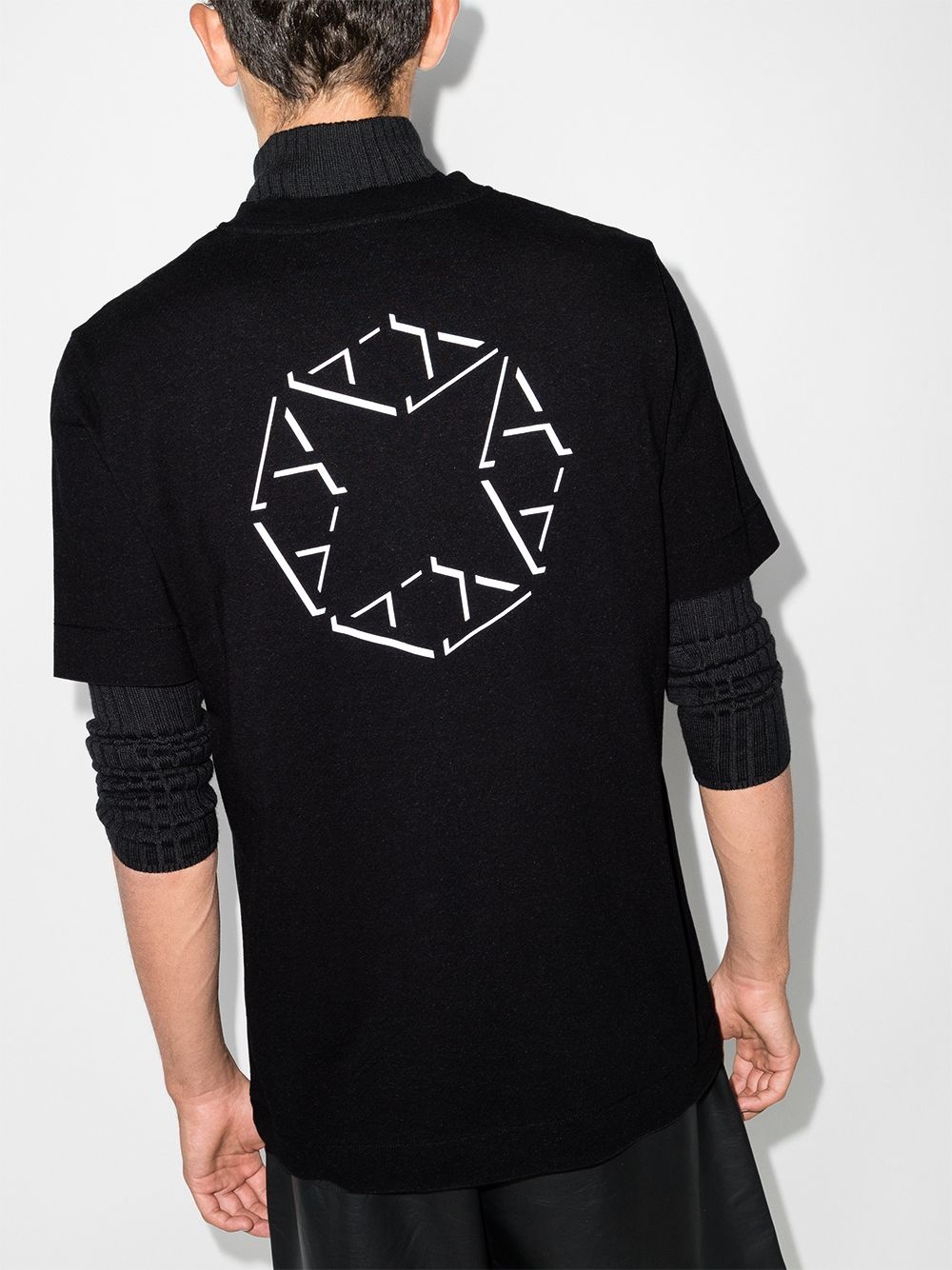 Sphere-logo crew-neck T-shirt - 3