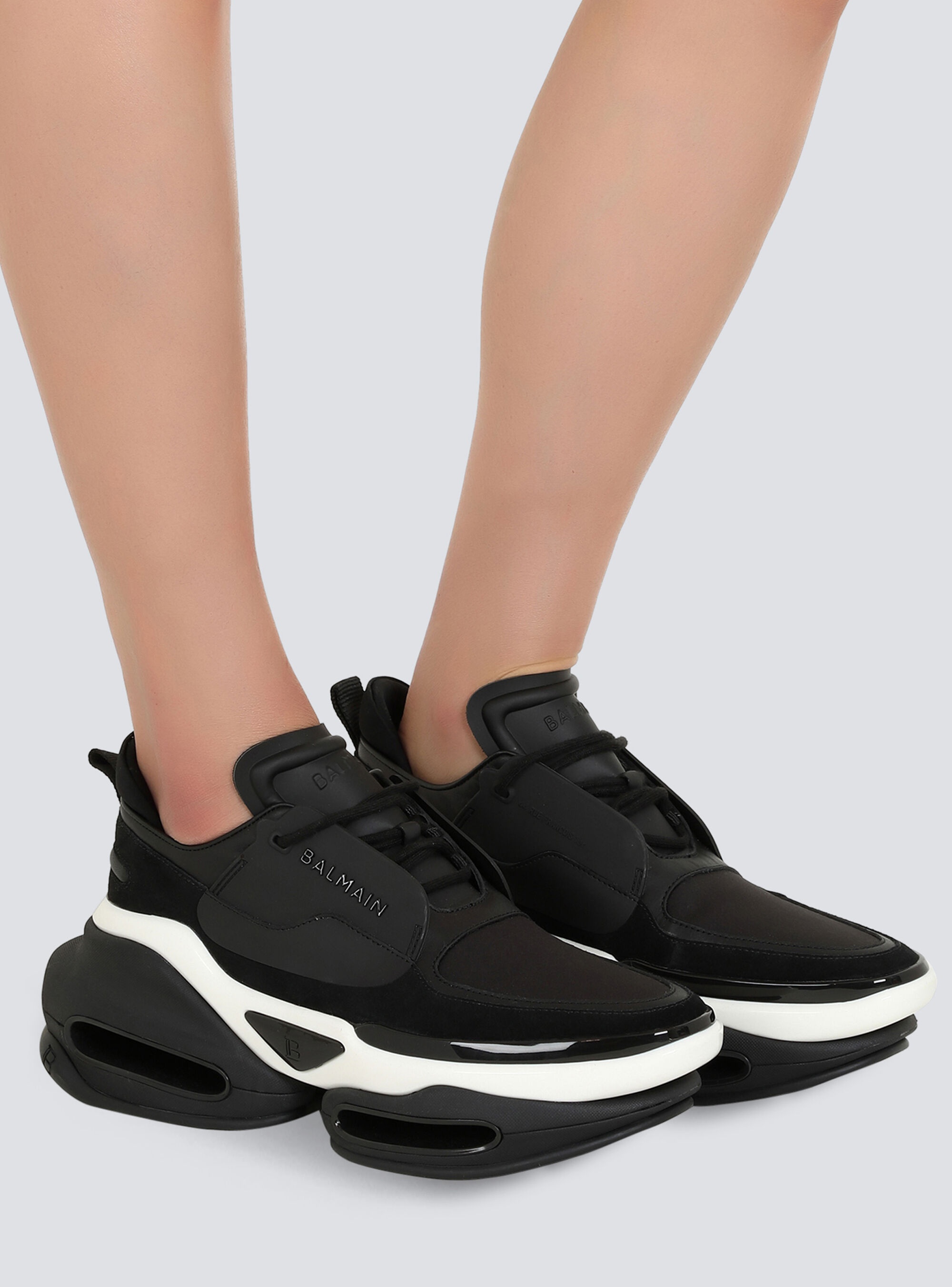 EXCLUSIVE - leather B-Bold low-top sneakers - 8