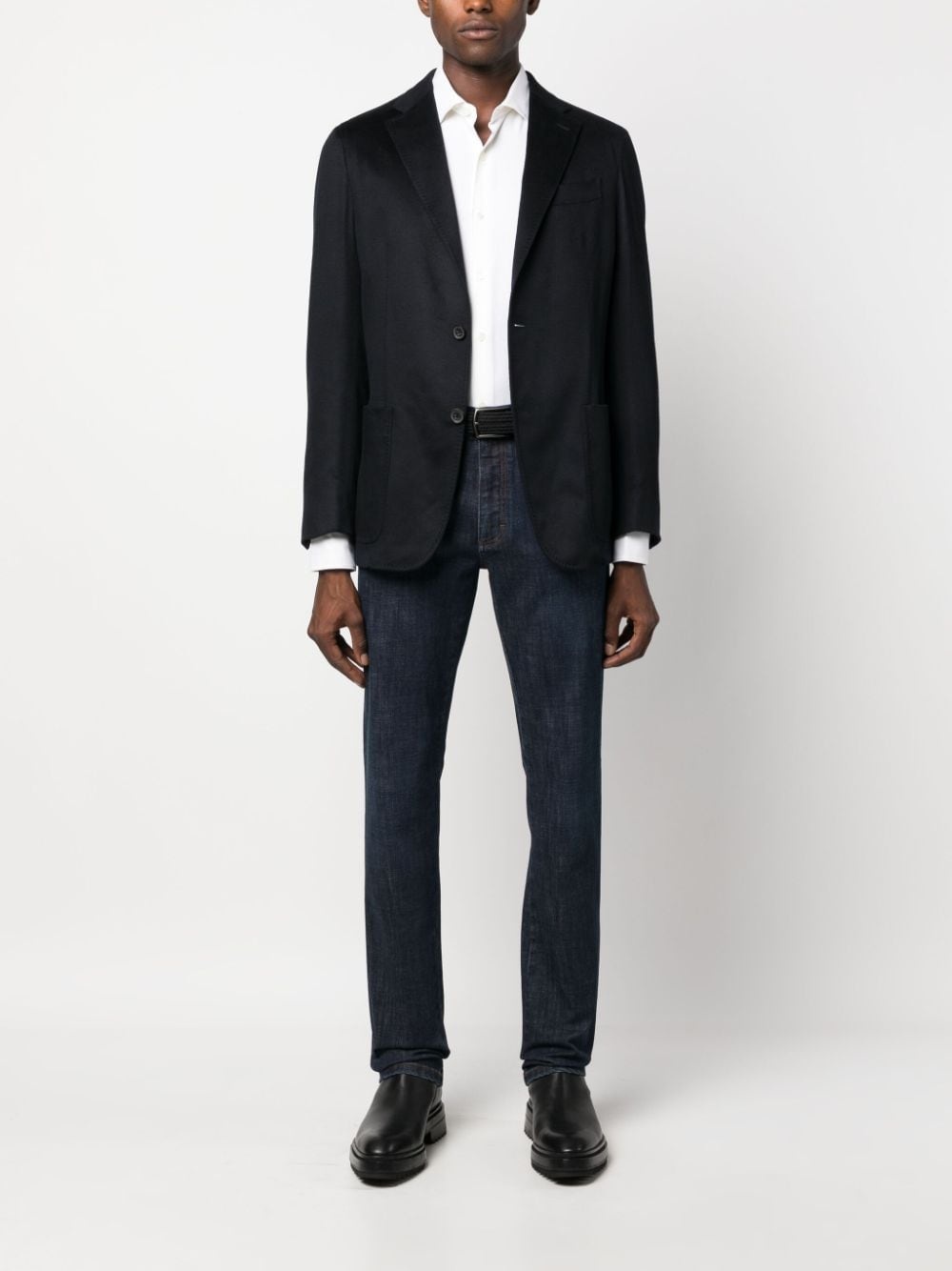 mid-rise slim-fit jeans - 3