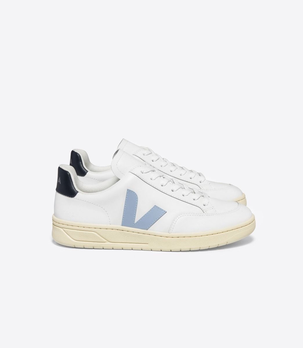 V-12 LEATHER WHITE STEEL NAUTICO - 1