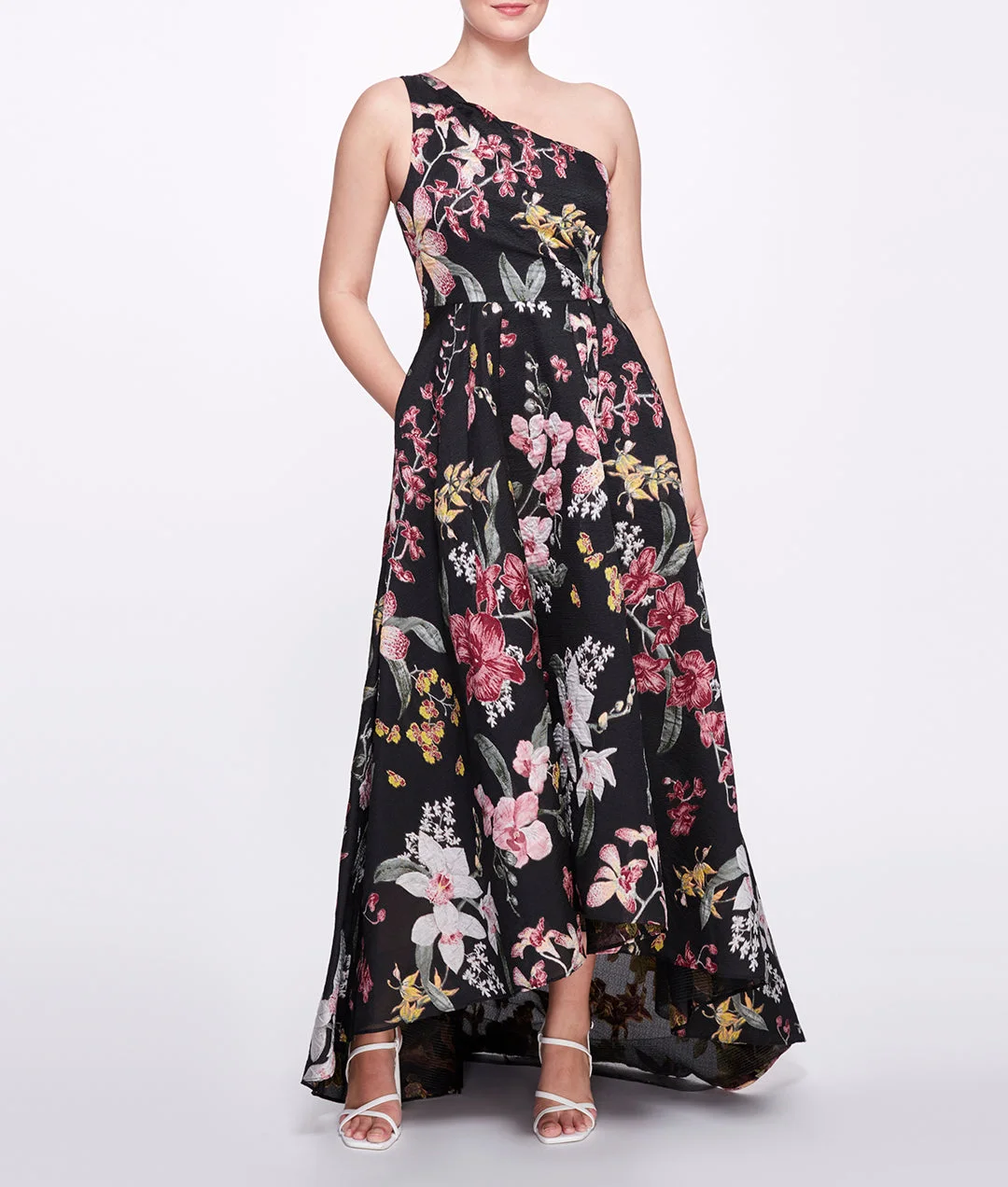 ONE-SHOULDER HI-LO GOWN - 1