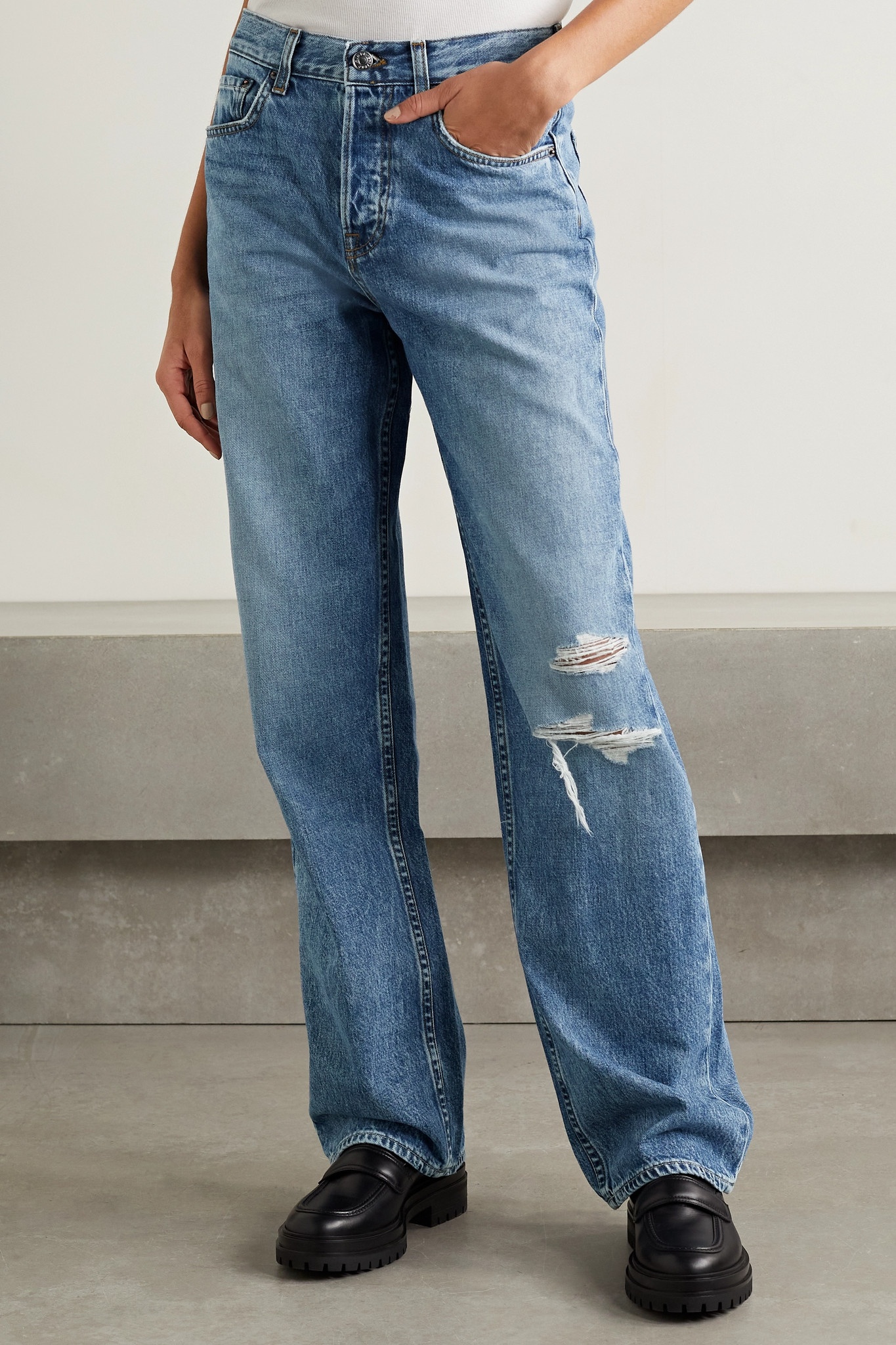 Bella distressed boyfriend jeans - 3