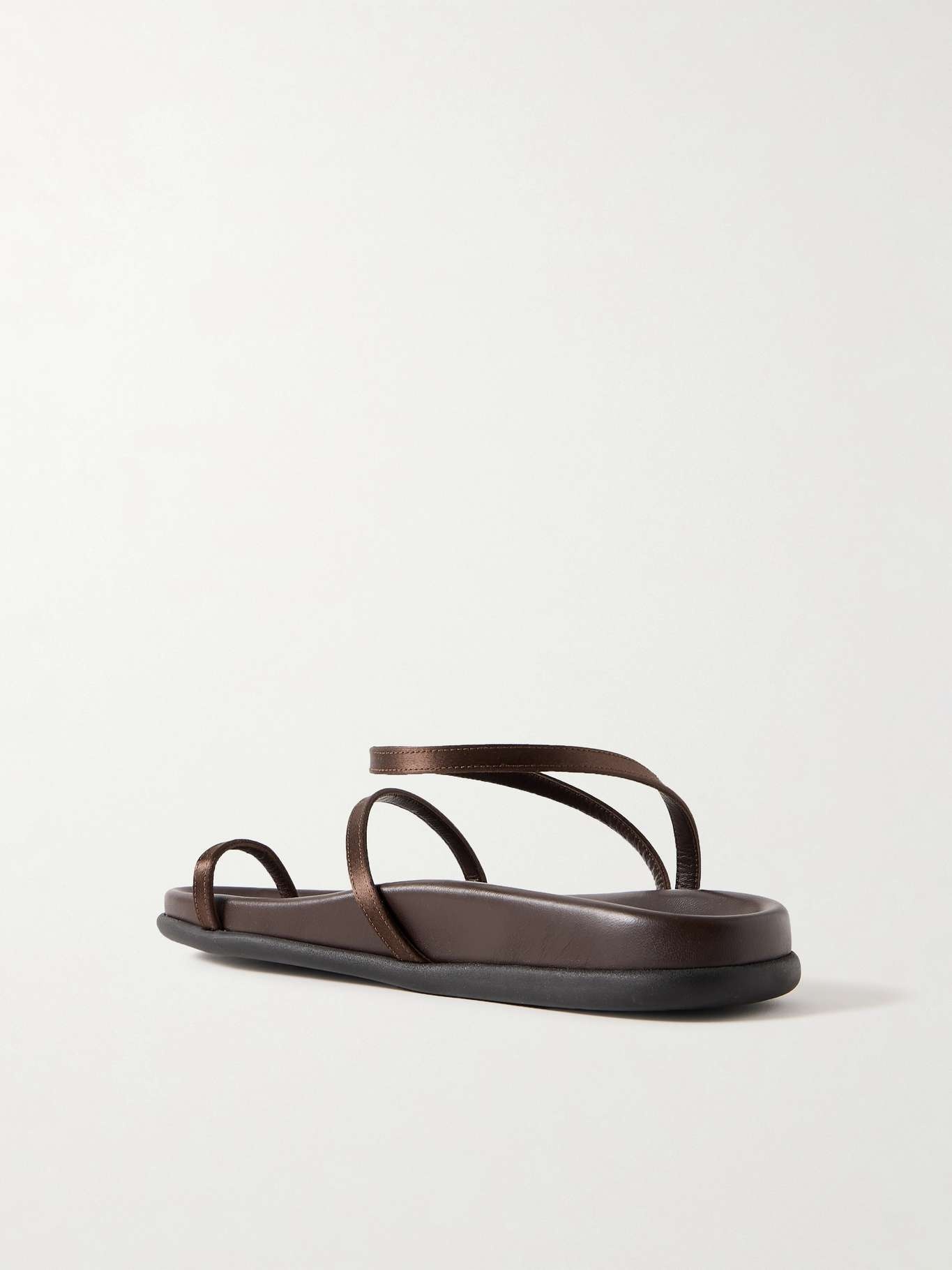 Eleftheria satin sandals Brown - 3