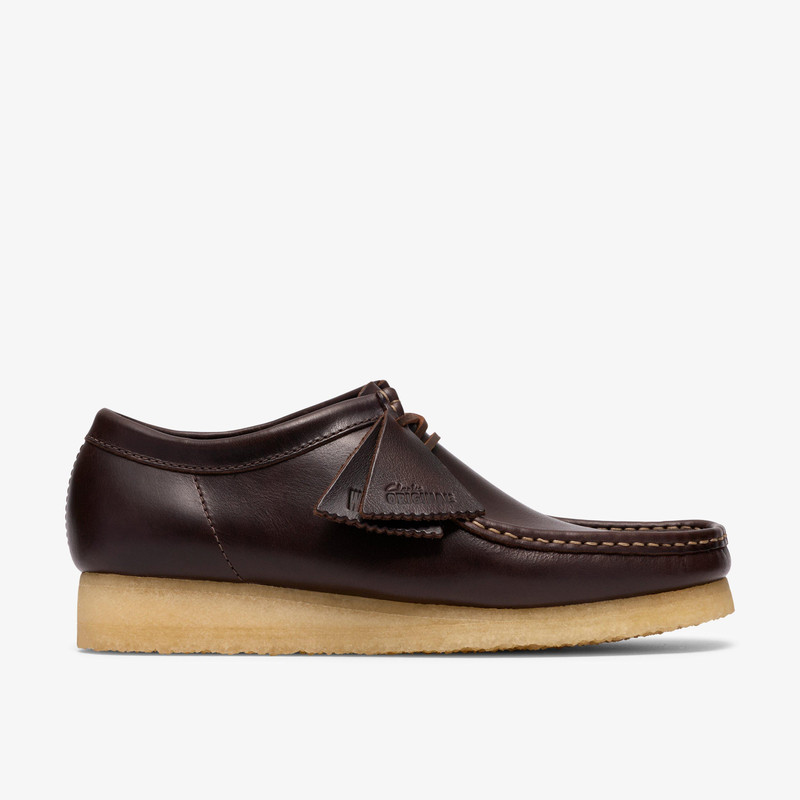 Wallabee Dark Brown Leather 1