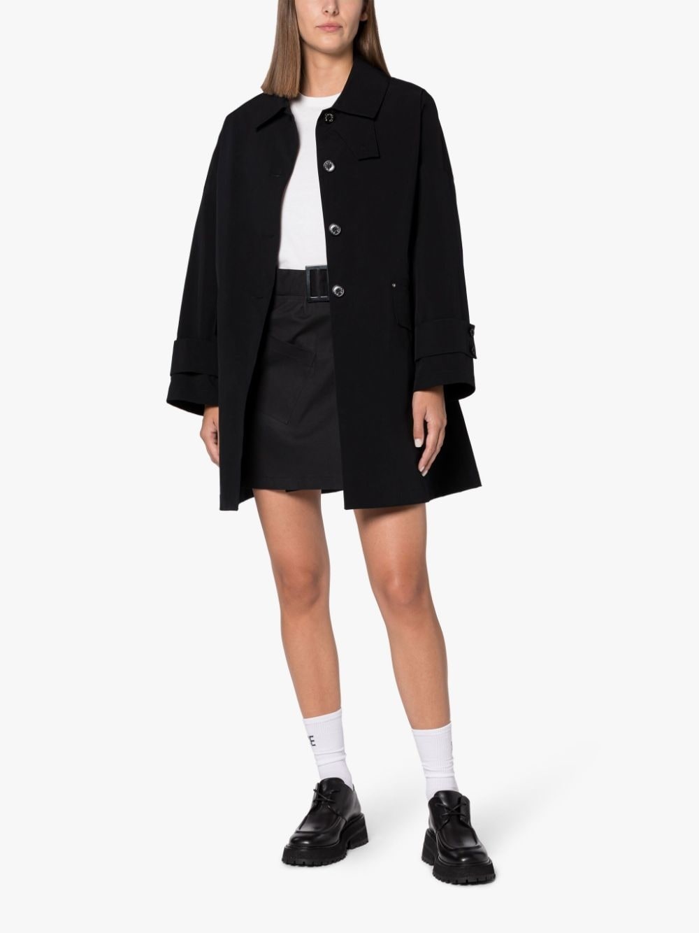 HUMBIE BLACK ECO DRY OVERCOAT - 2
