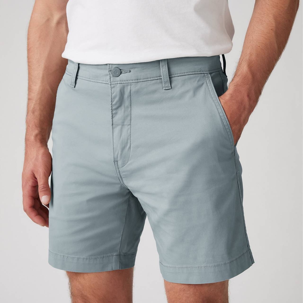 LEVI’S® XX CHINO TAPER FIT COTTON LINEN MEN'S SHORTS - 4