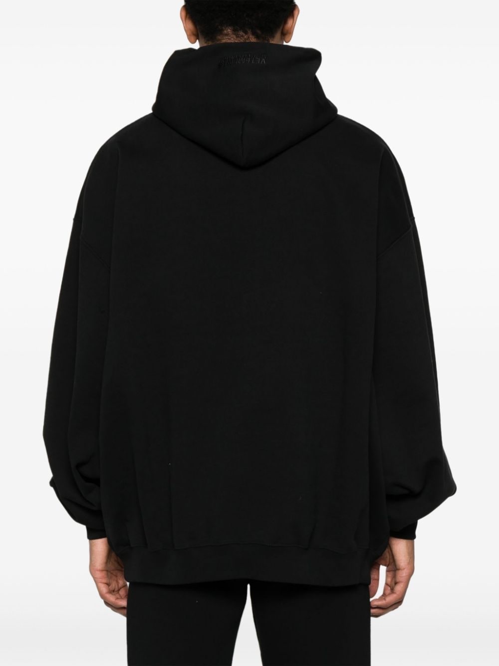 studded-logo cotton-blend hoodie - 5