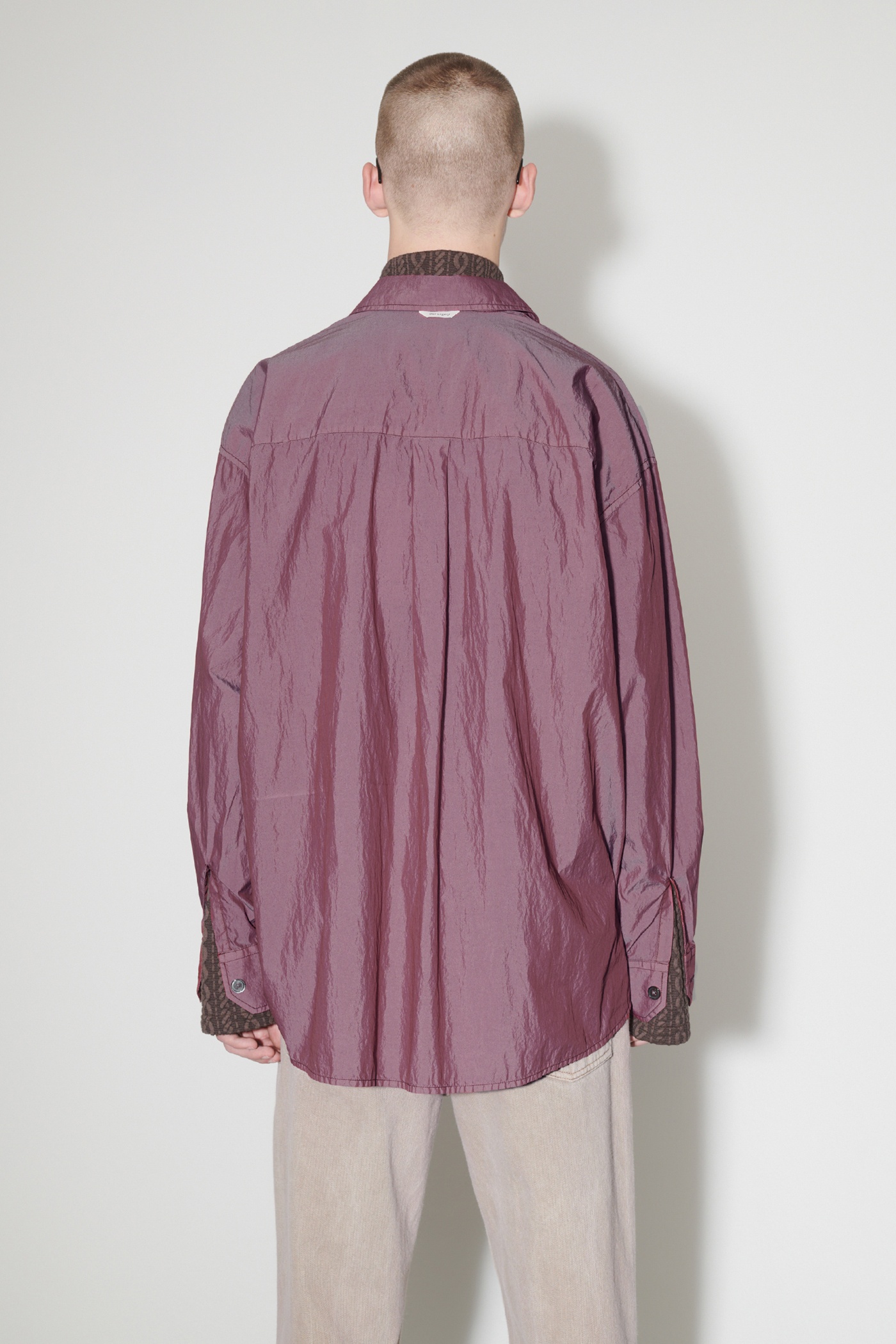 Borrowed Shirt Raspberry Parachute Poplin - 5