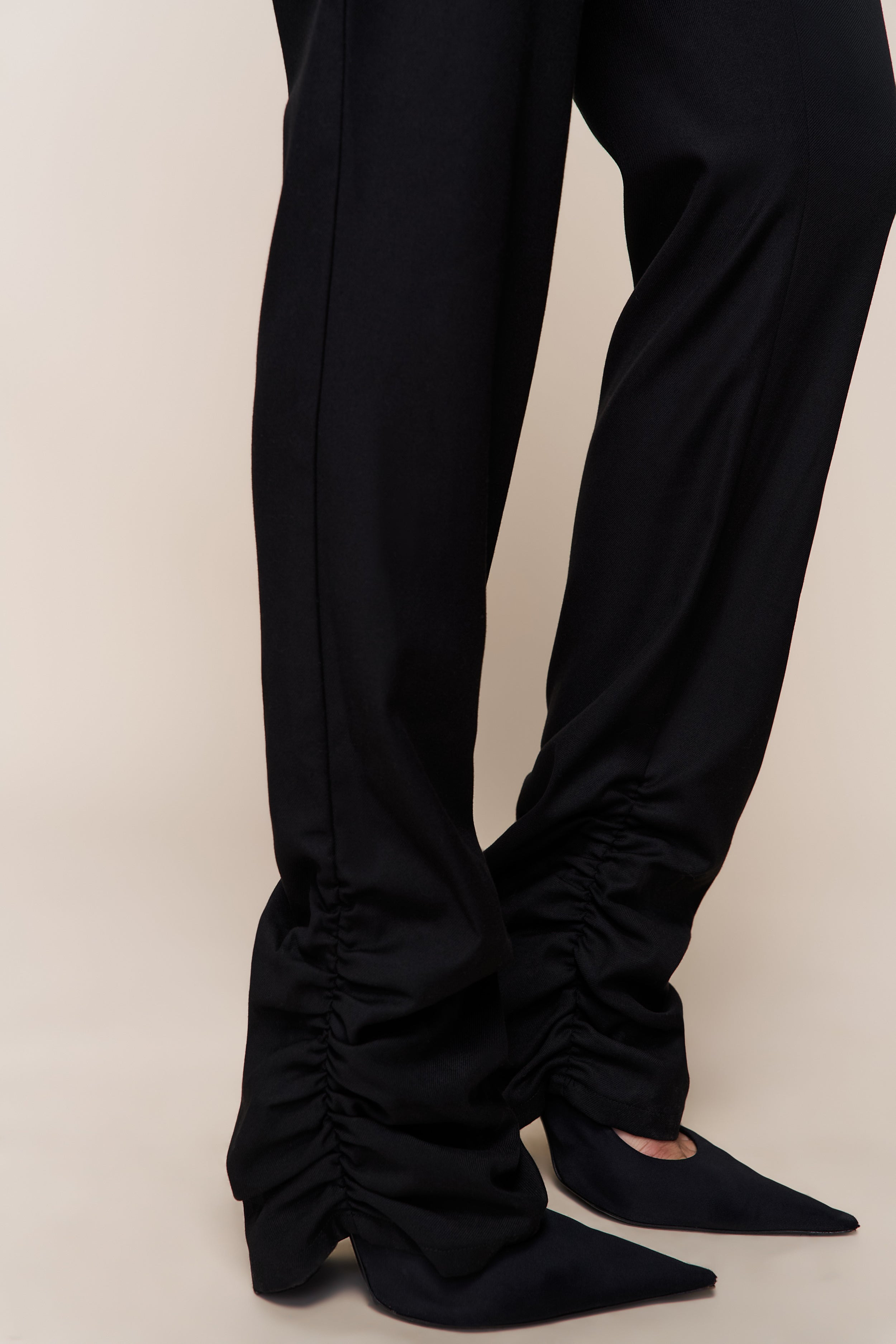 CORA RUCHED HEM PANT - 4