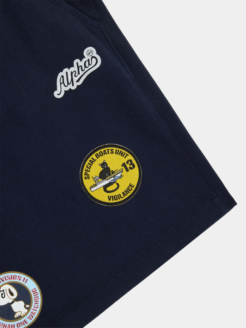 ALPHA INDUSTRIES PATCHED JERSEY SHORT outlook