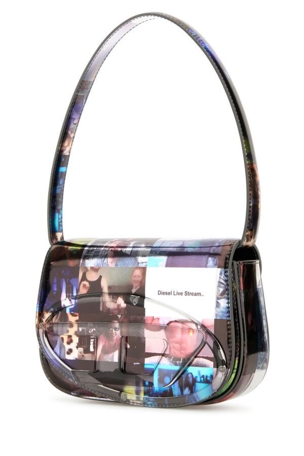 【送料&関税込】Diesel Printed Synthetic Leather 1dr Shoulde Diesel Printed synthetic leather 1DR shoulder bag