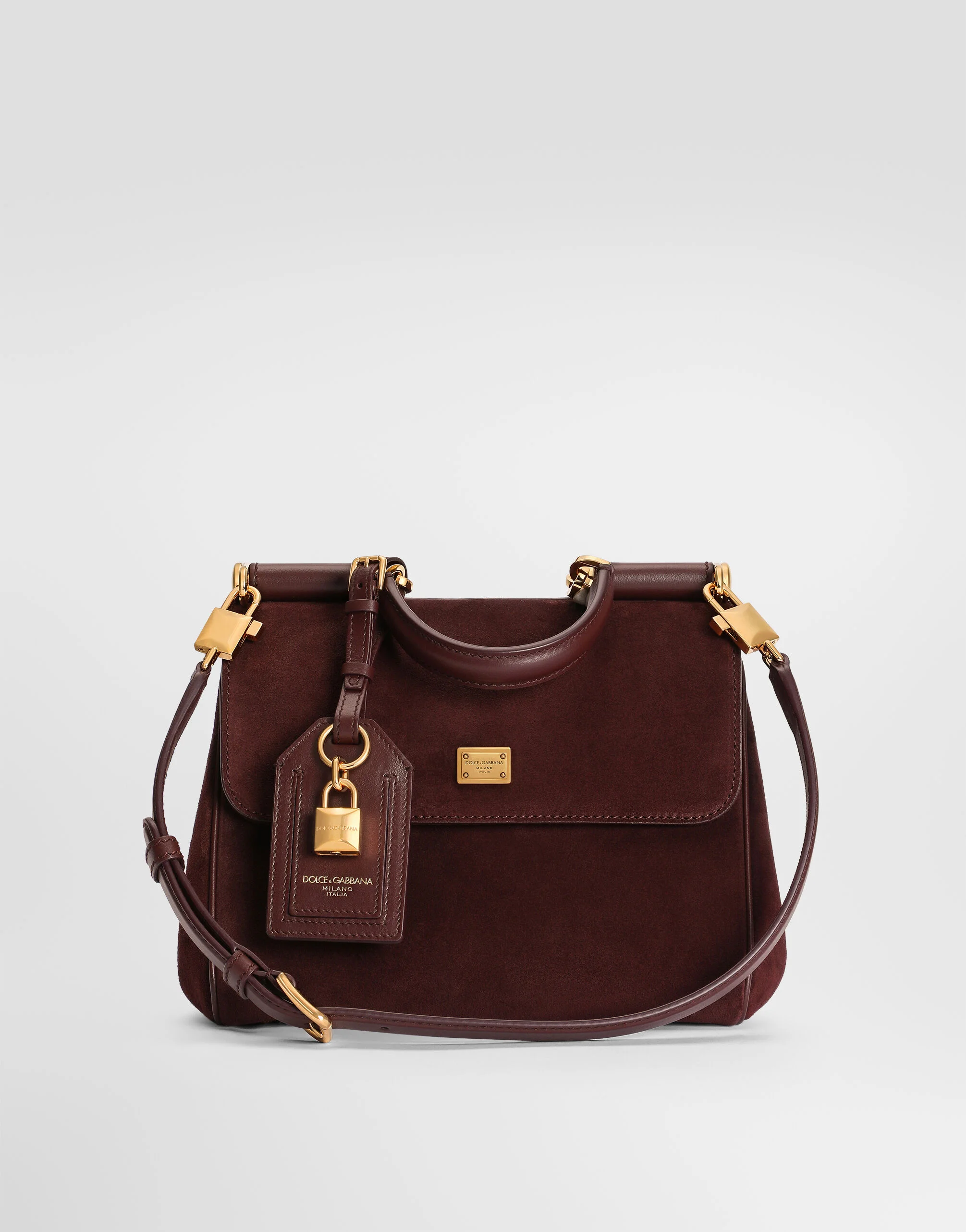 Small My Sicily handbag in split calfskin - 1
