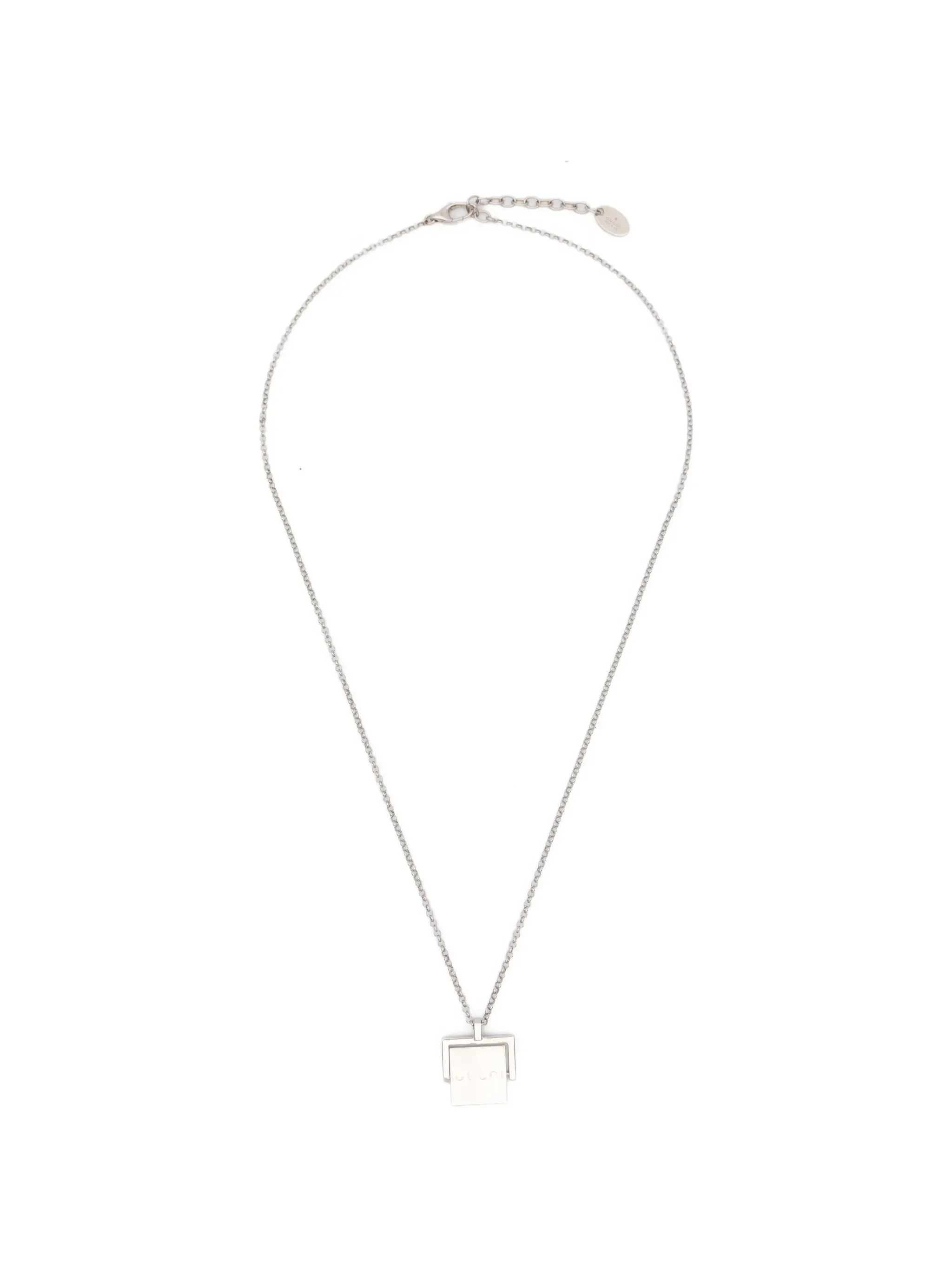 Gucci Logo-cutout Pendant Necklace - 1