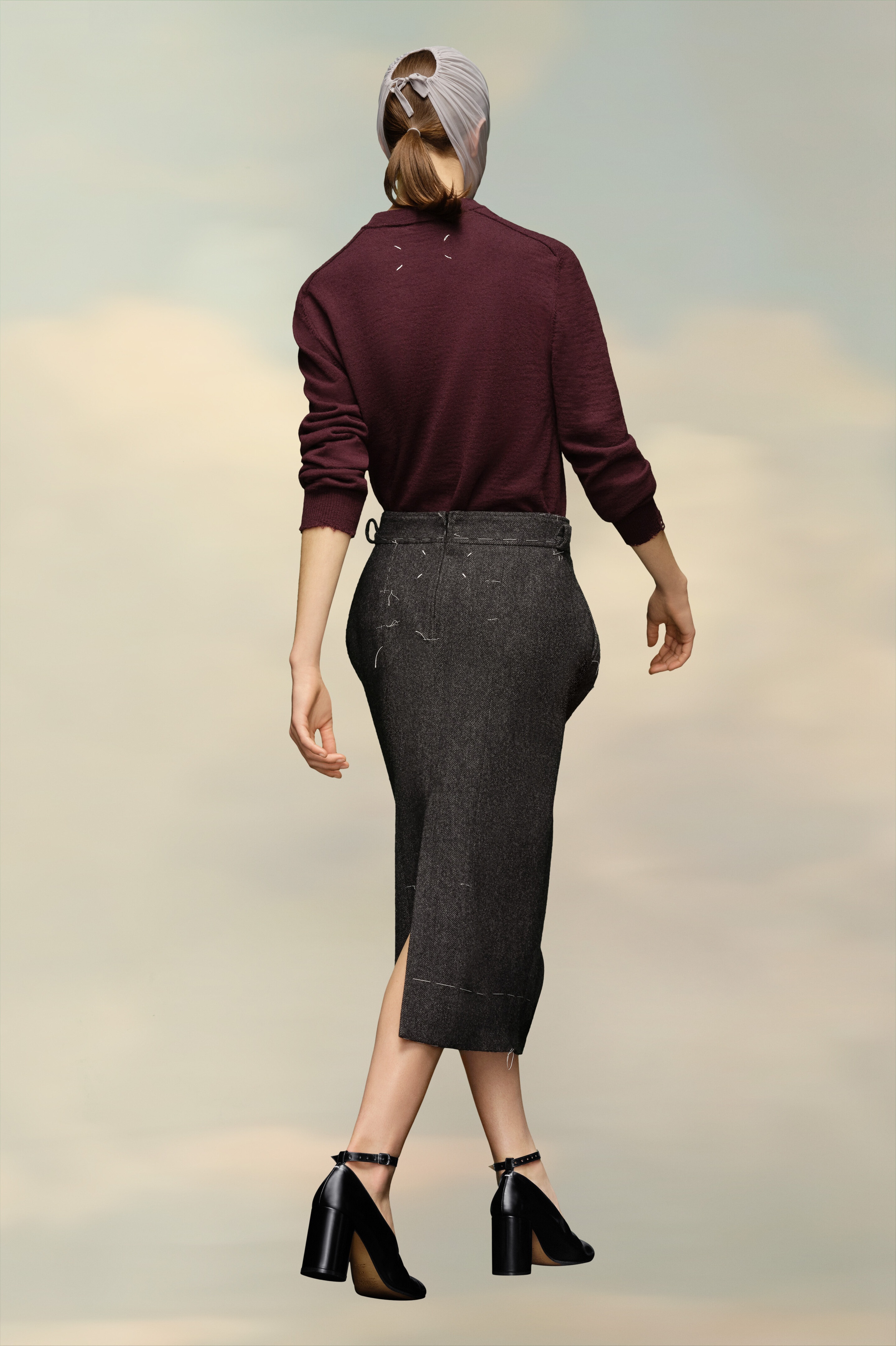 Spliced Work-In-Progress Skirt - 4