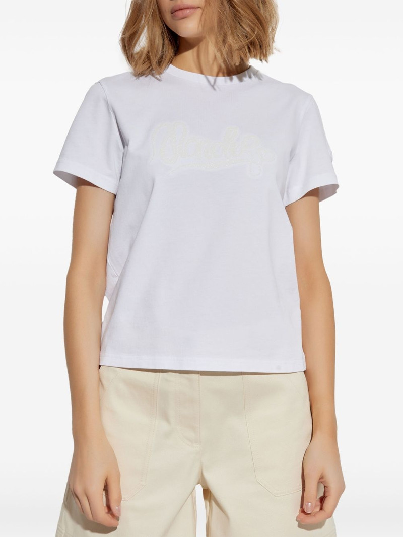 Moncler logo-embroidered T-shirt outlook