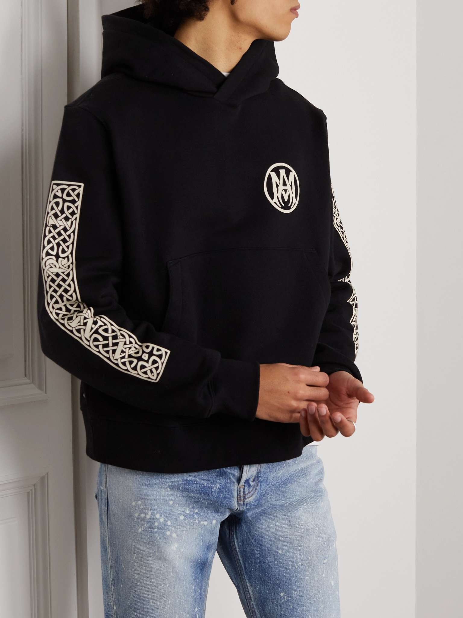 Ouja Board Printed Cotton-Jersey Hoodie - 4