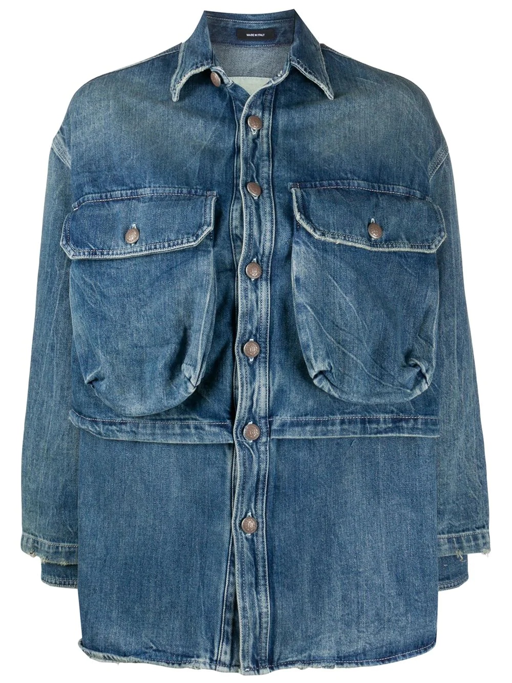 Alice layered denim jacket - 1