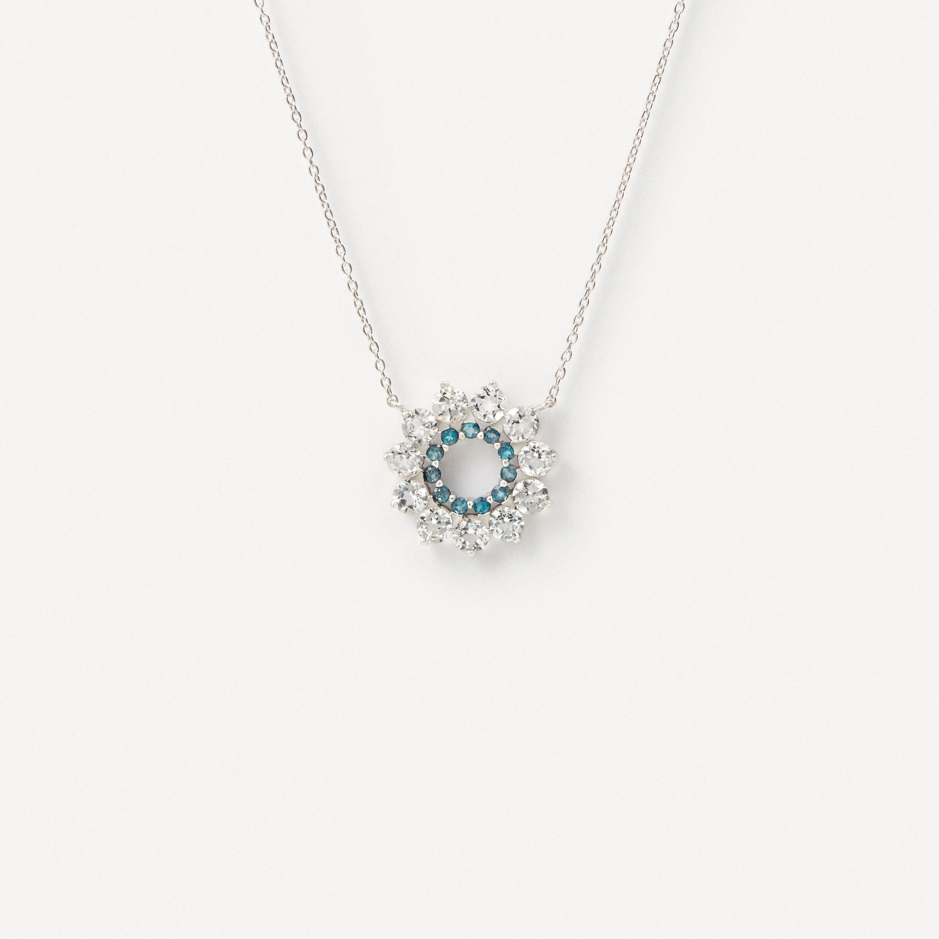 Necklace in white gold with topaz TOUS ATELIER - 1