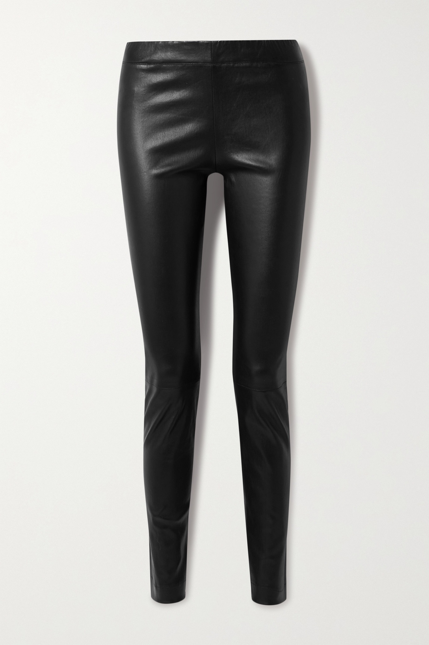 Moto stretch-leather leggings - 1