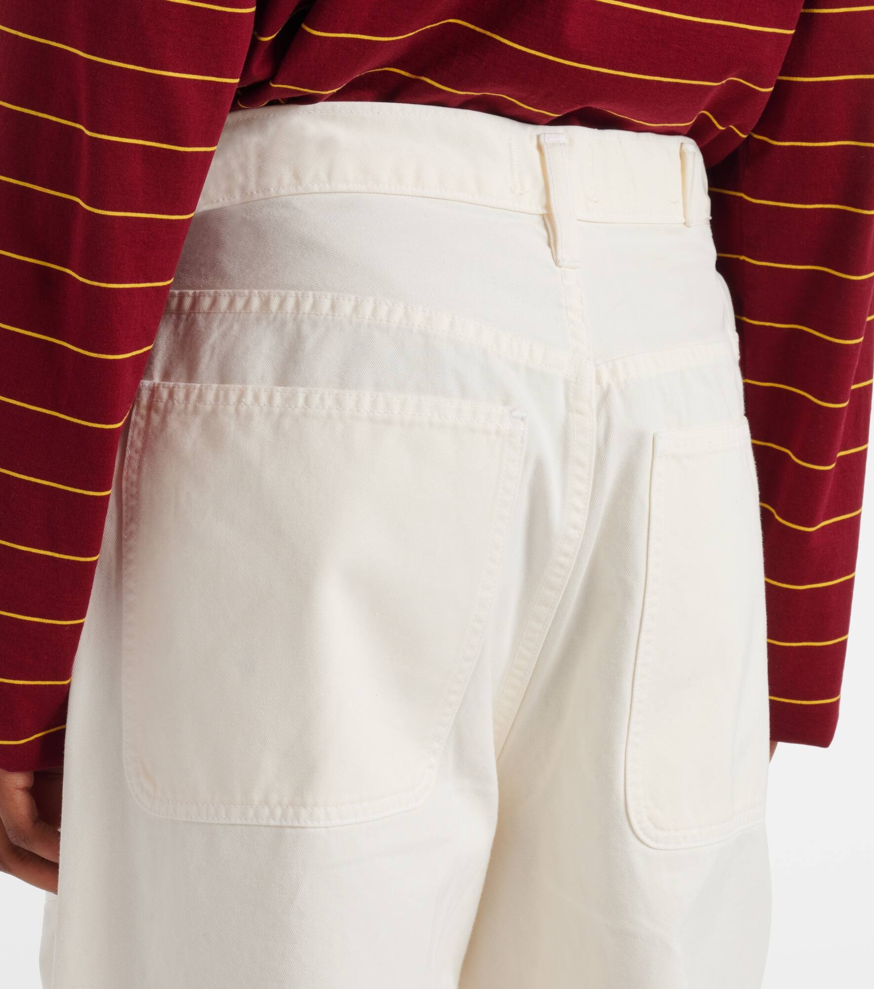 Ayla high-rise cotton cargo pants - 5