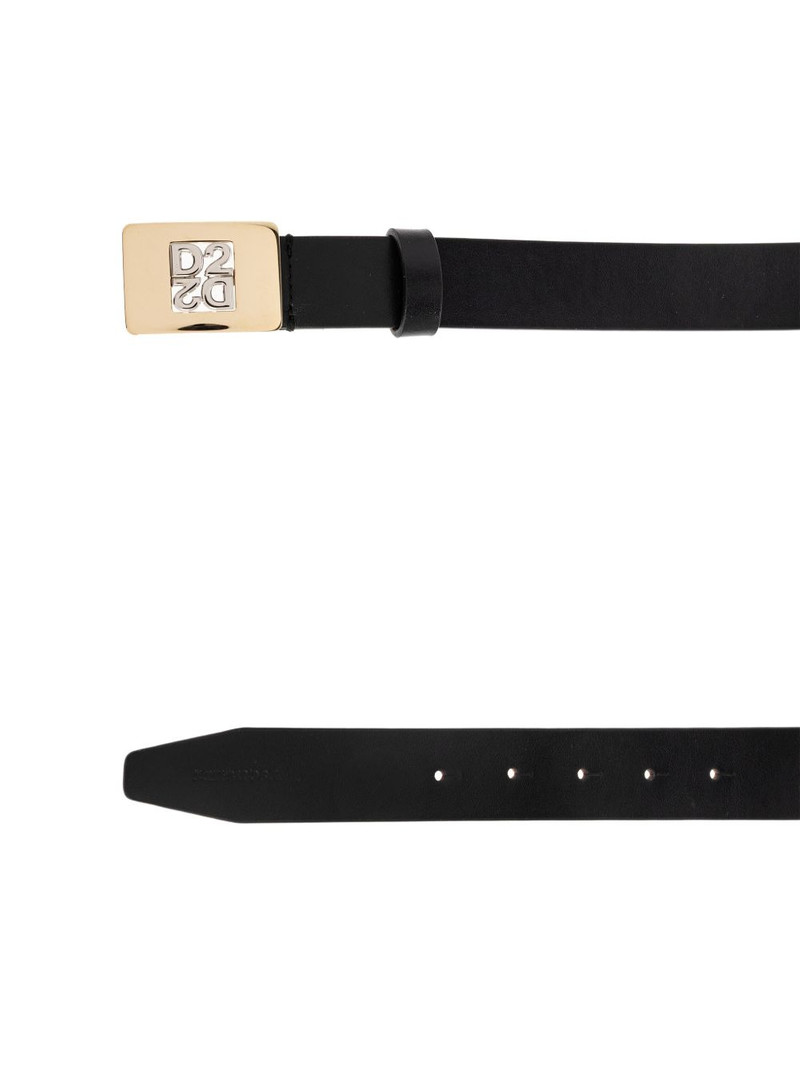 logo-buckle belt 3