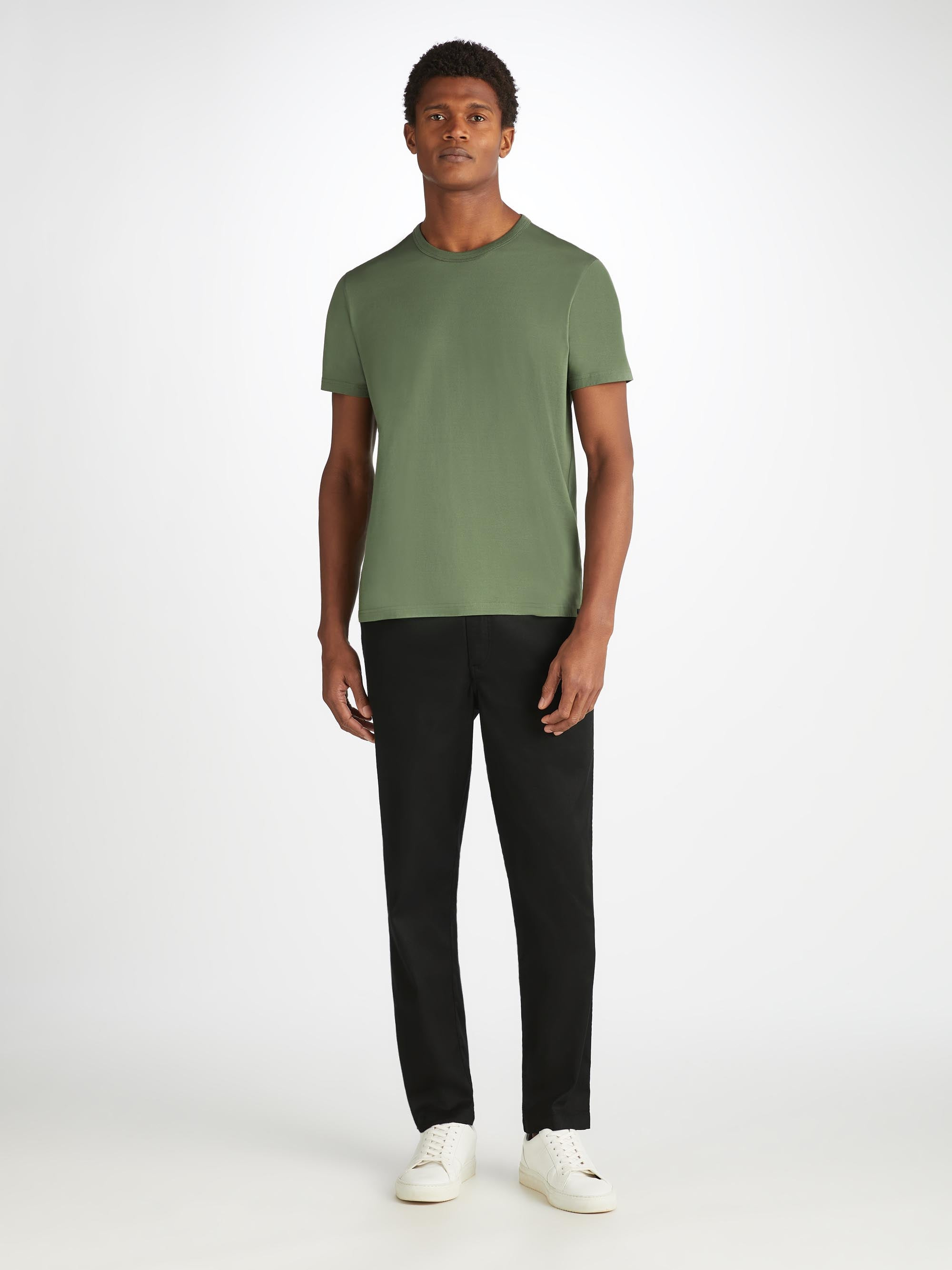 Men's Trousers Harris Lyocell Cotton Black - 3