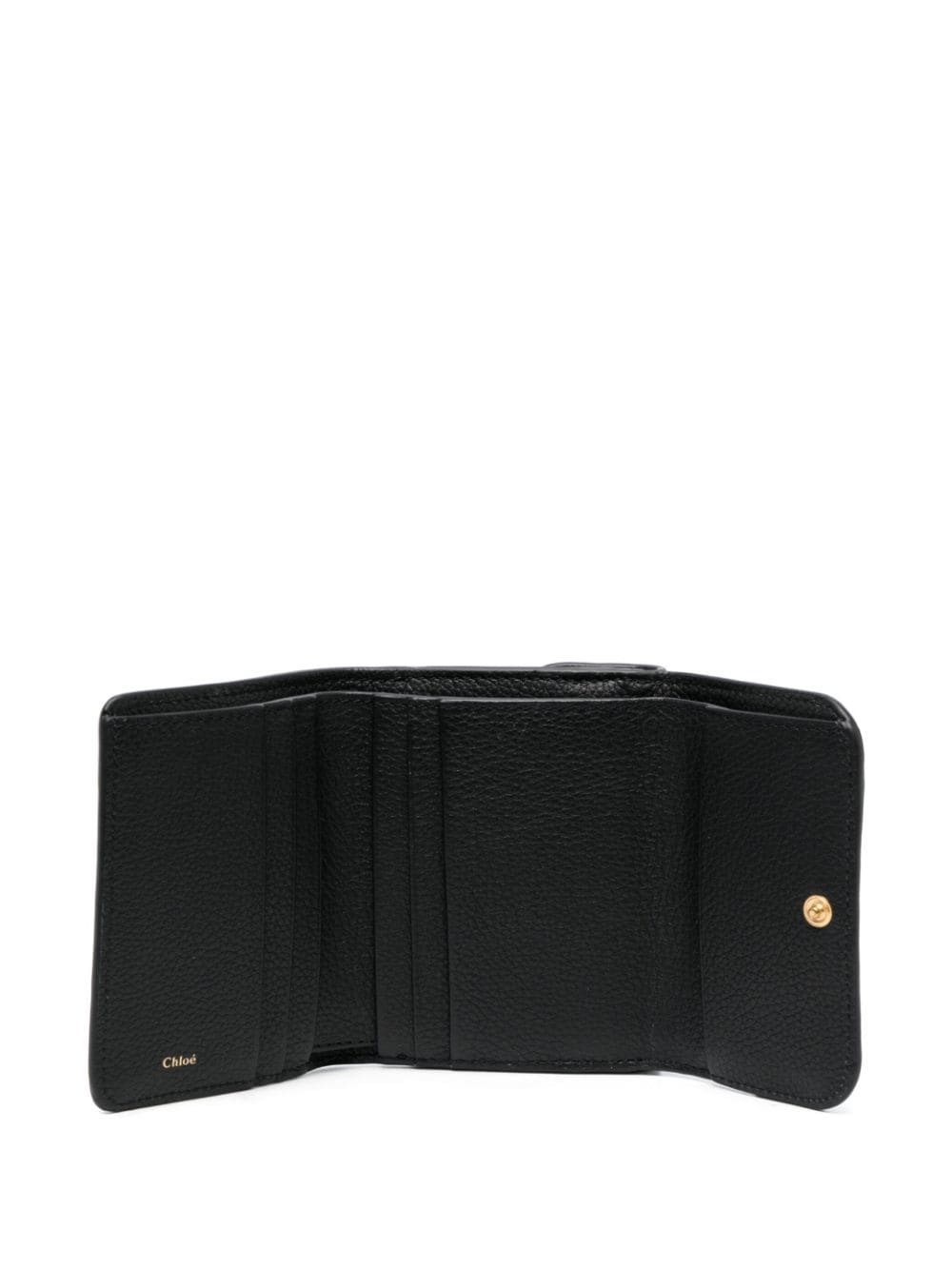 logo-buckle leather wallet - 3