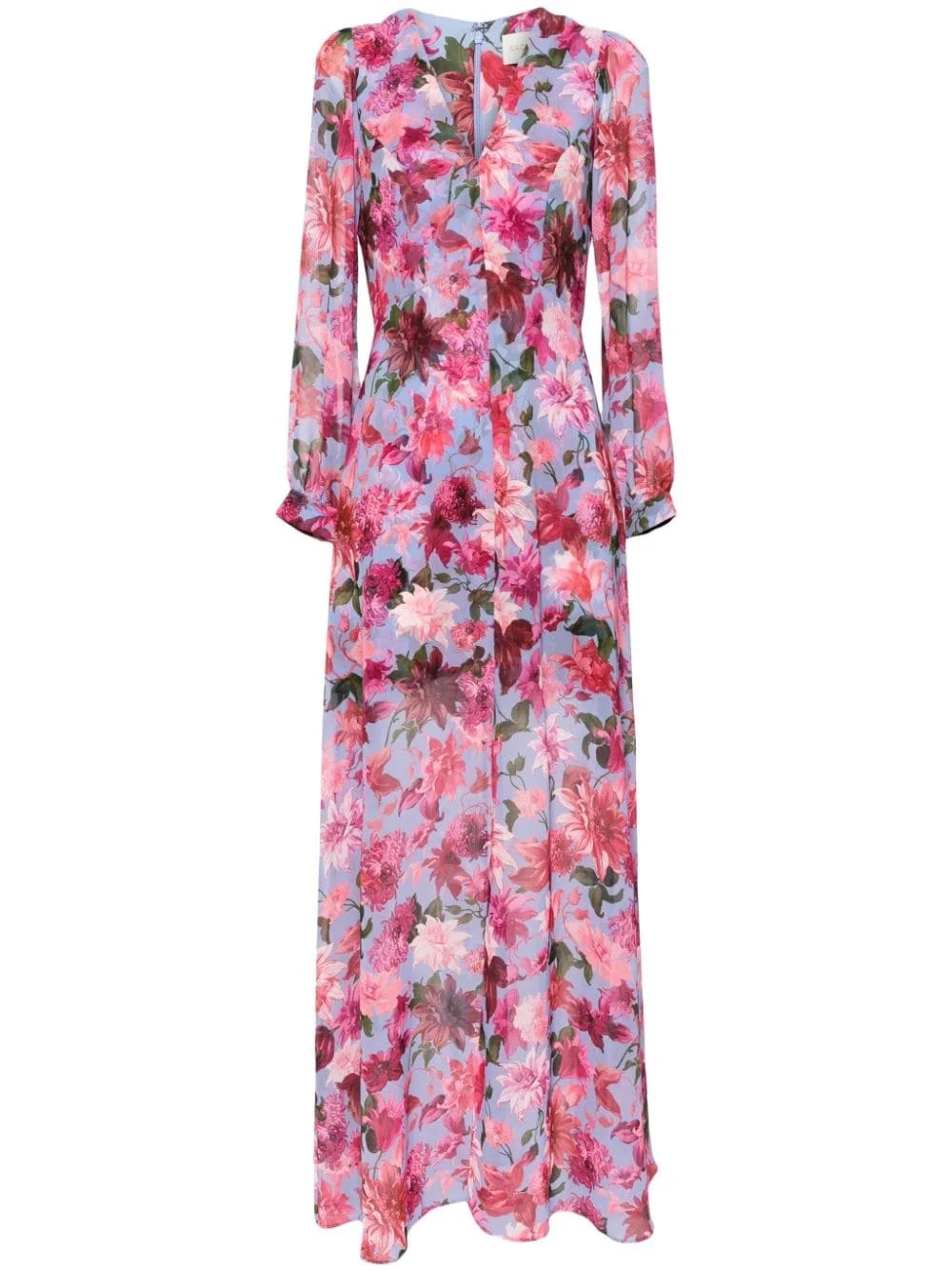 Penny floral-print gown - 1