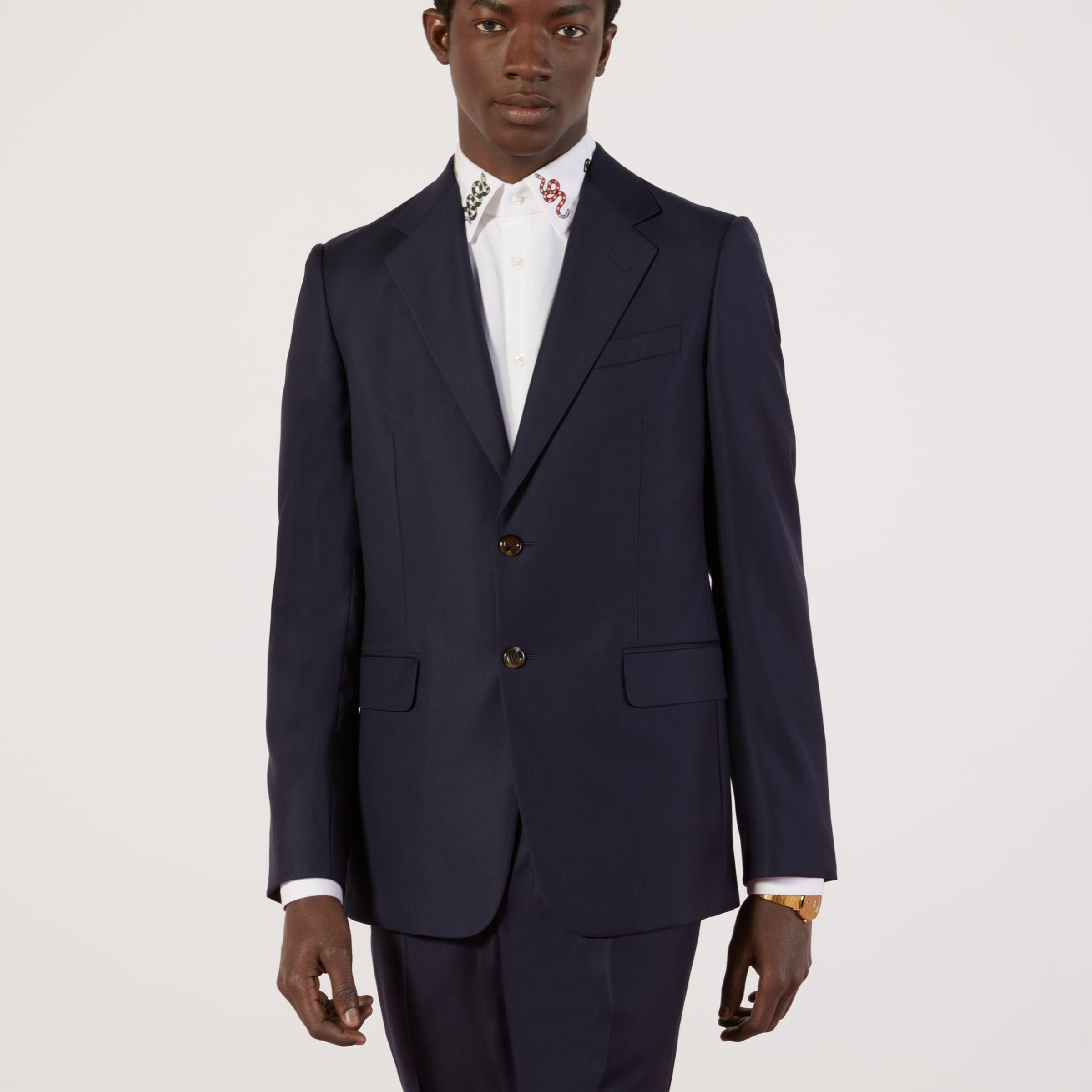 Straight fit wool suit - 4