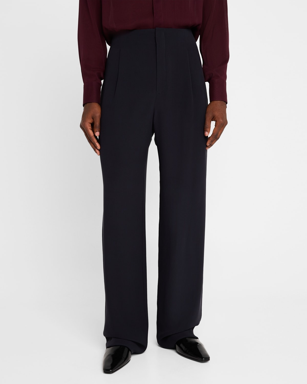 Men's Fluid Silk Trousers - 4