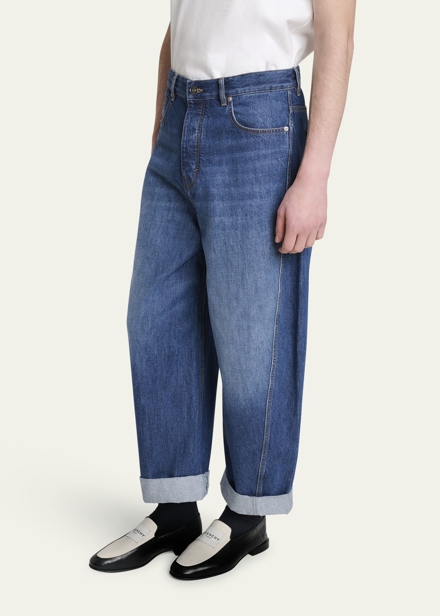 Men's Twisted-Seam Denim Jeans - 4