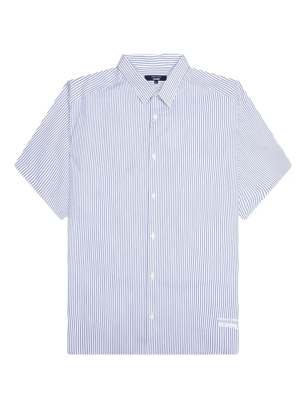 striped short-sleeve shirt - 1
